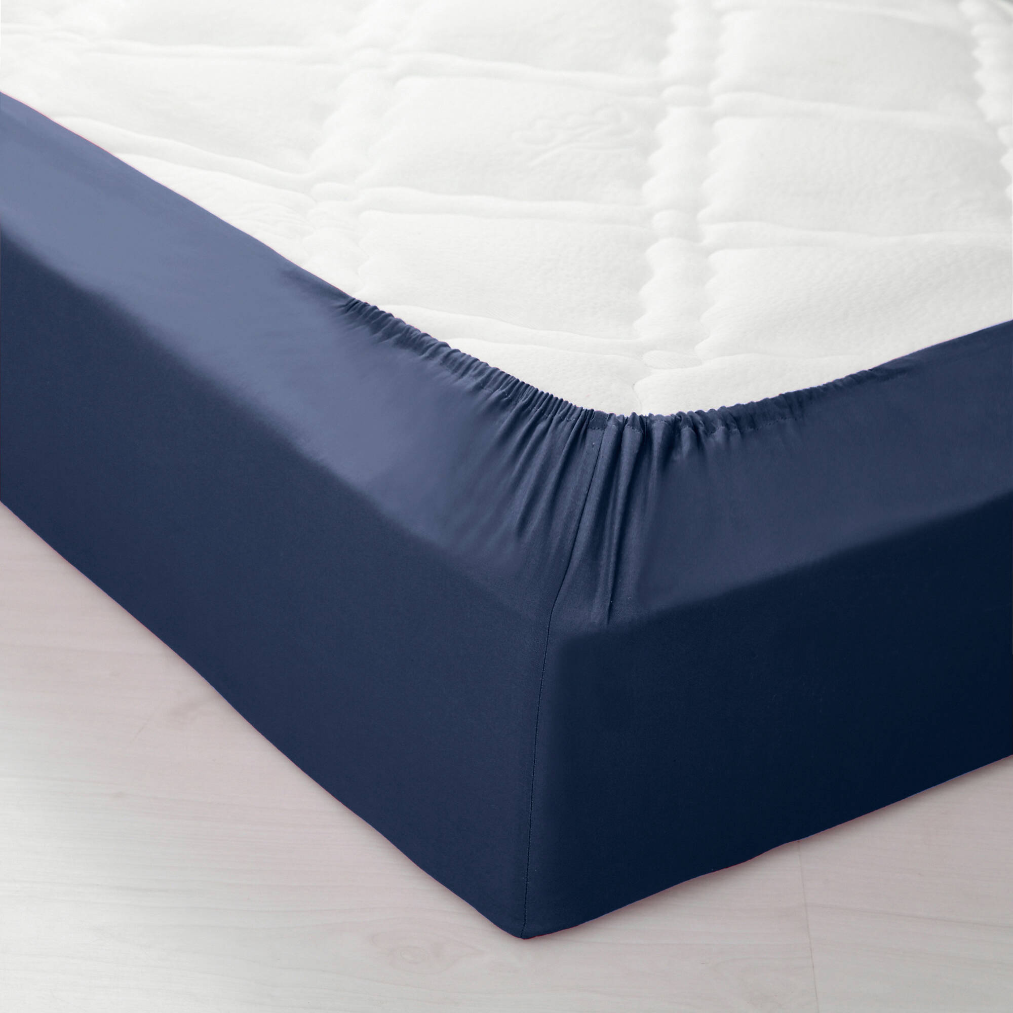 Drap-housse uni coton bonnet 32 cm - Blancheporte