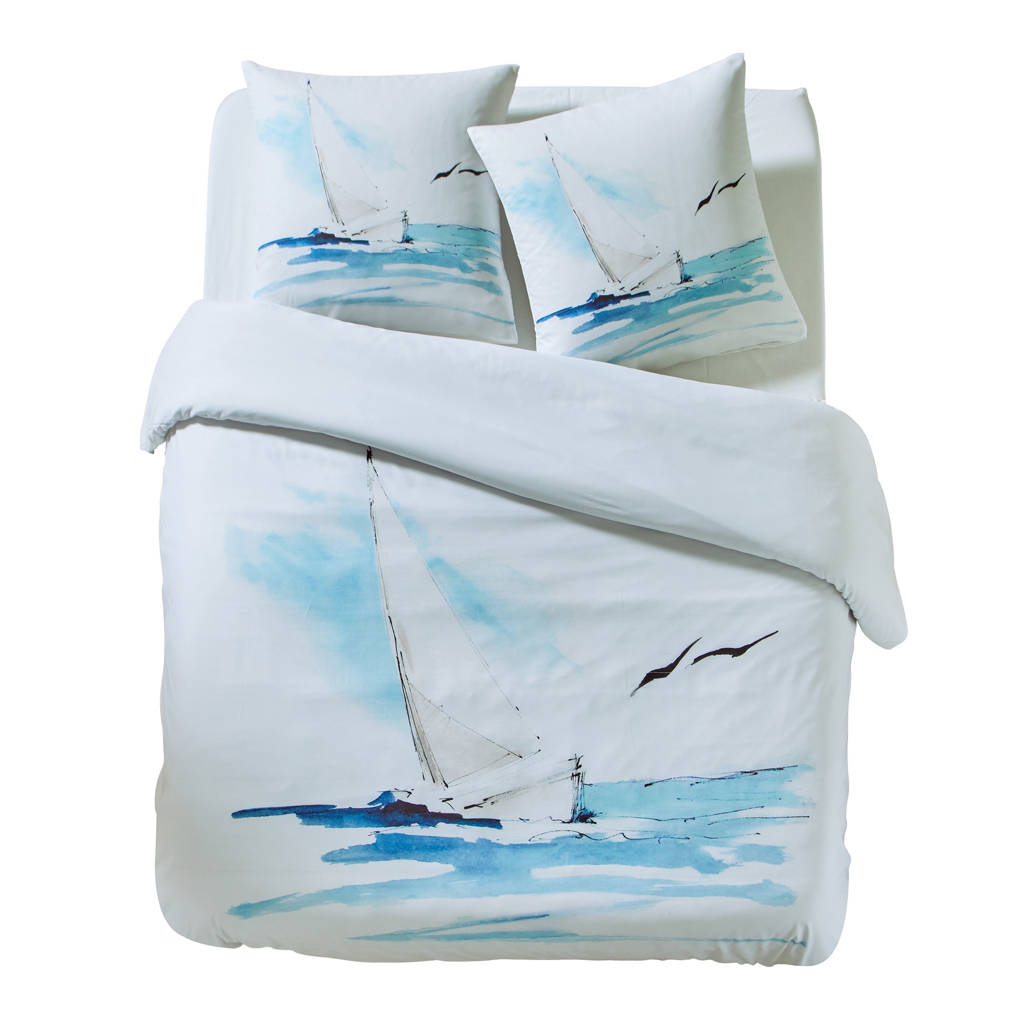 Parure De Lit Mer - En Microfibre - Blancheporte