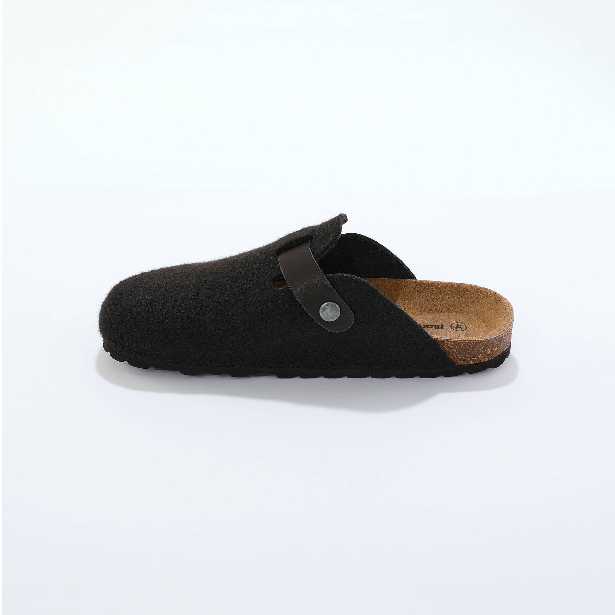 Mules sabot feutrine boucle - Blancheporte 45$