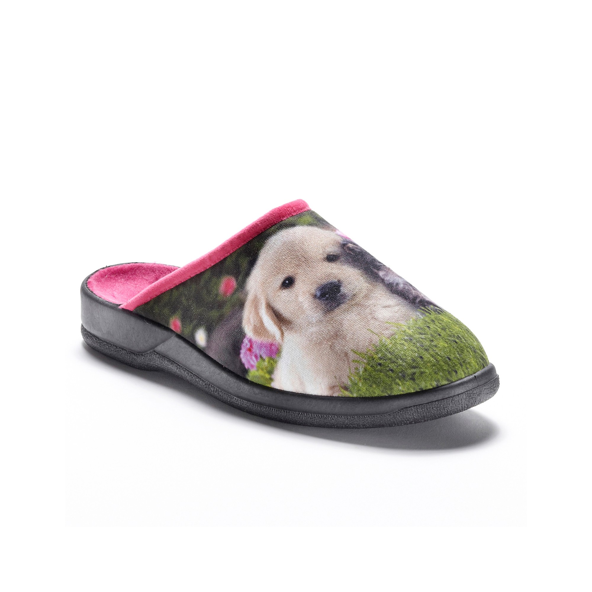 Mules Impression Photo chien - Blancheporte