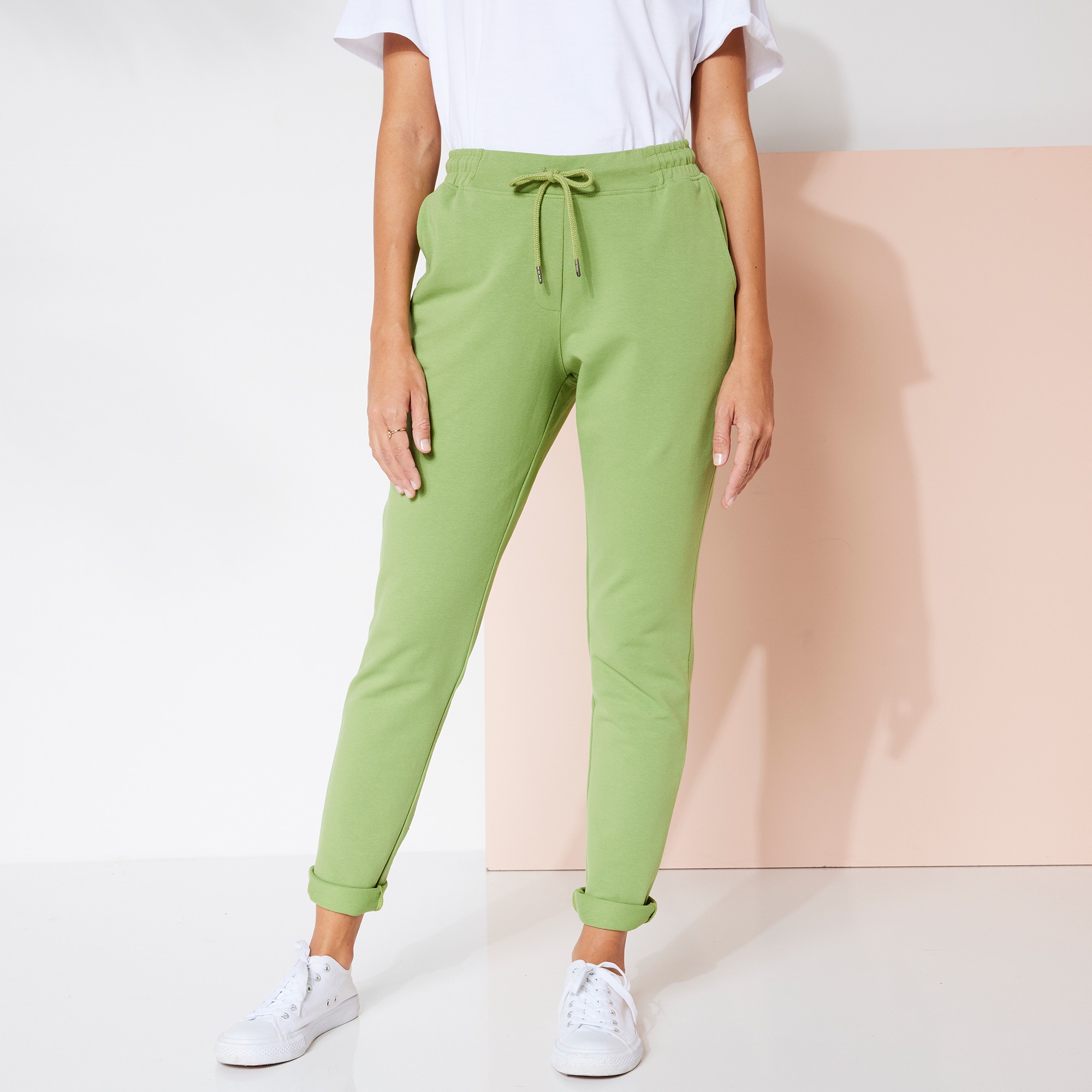 Pantalon Jogpant Ceinture Élastiquée Molleton - Blancheporte