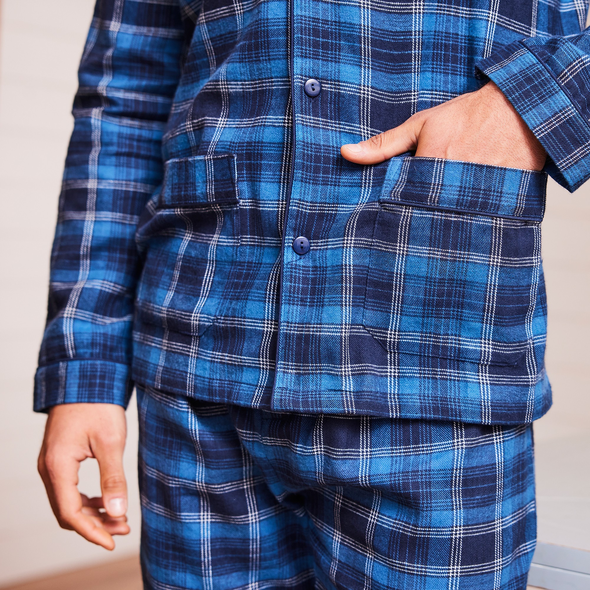 La blanche discount porte pyjama homme