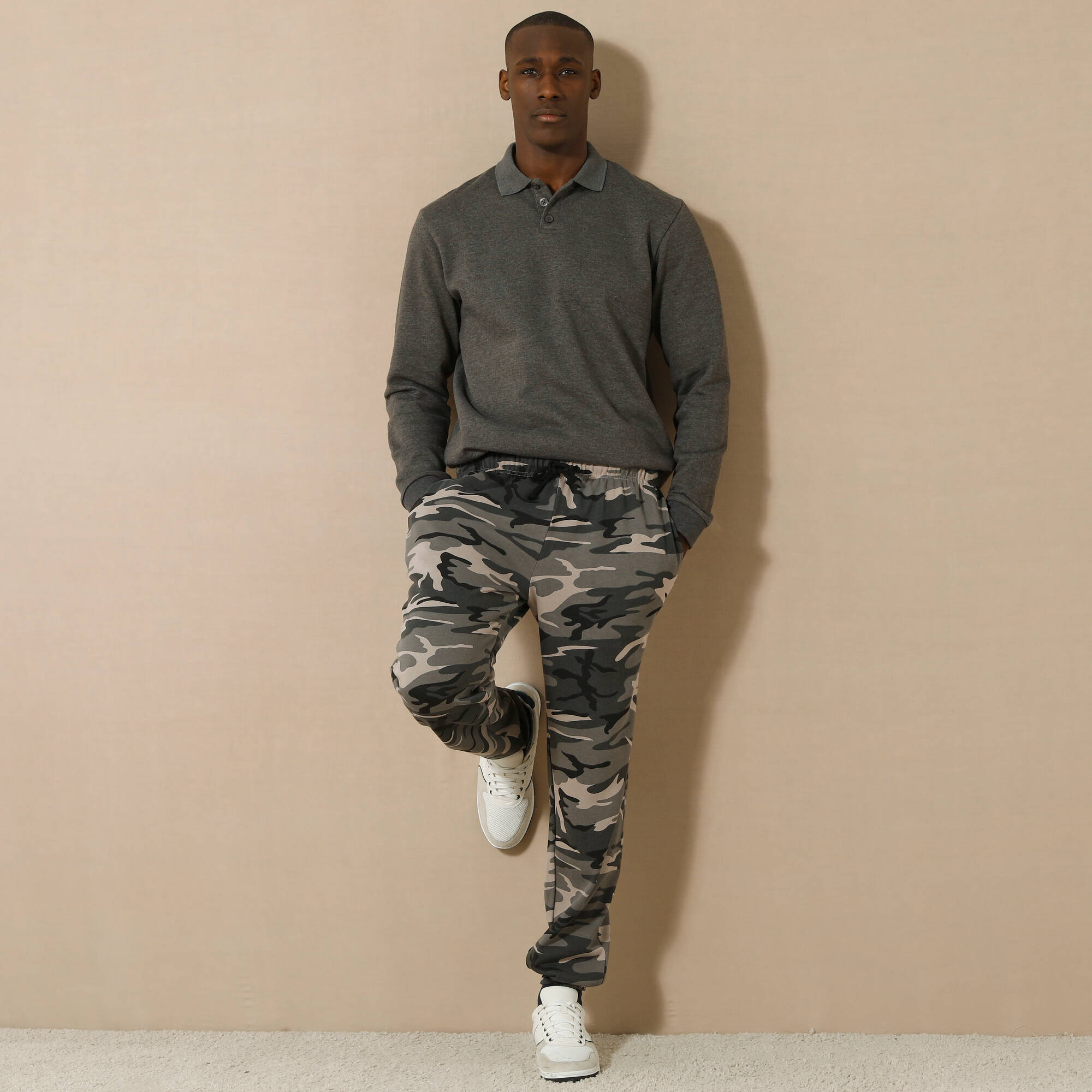 Pantalon jogging molleton bas lastiqu - Blancheporte 11$
