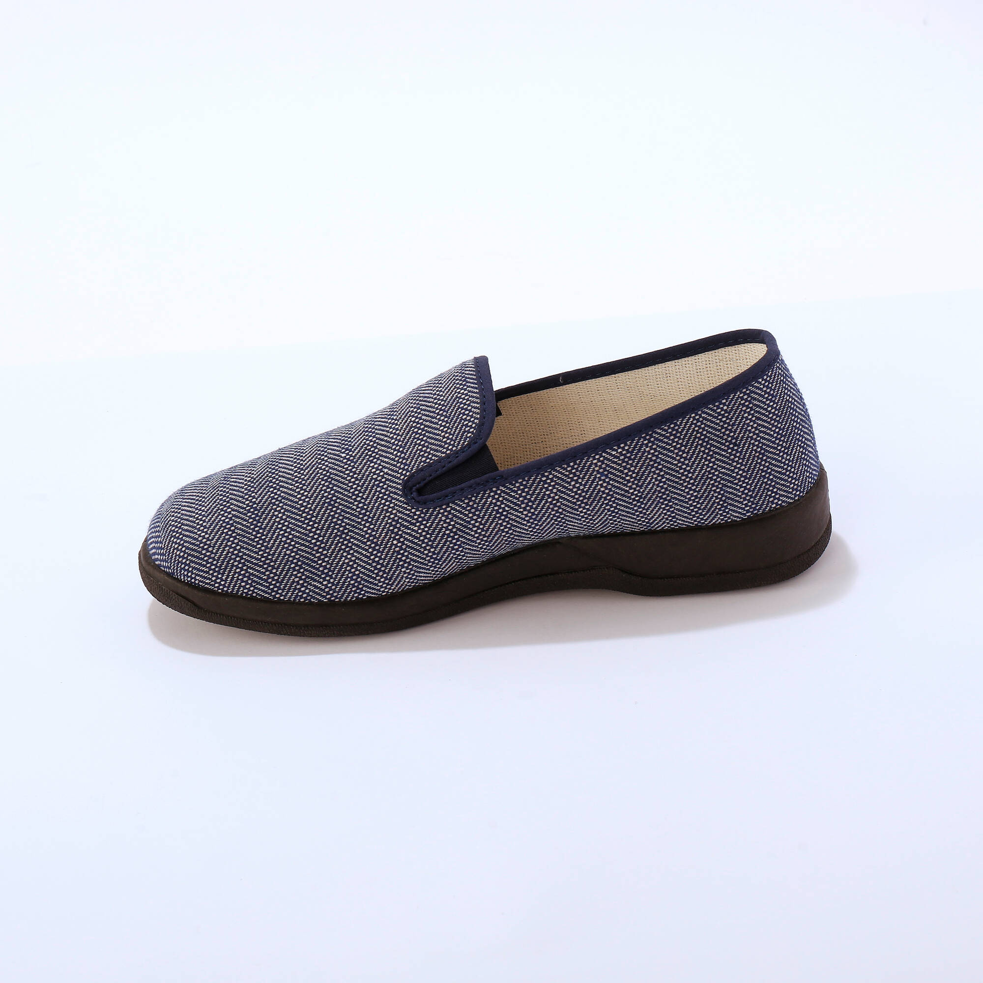 Pantoufles sans-gne chevrons lastiques cts - Blancheporte 30$