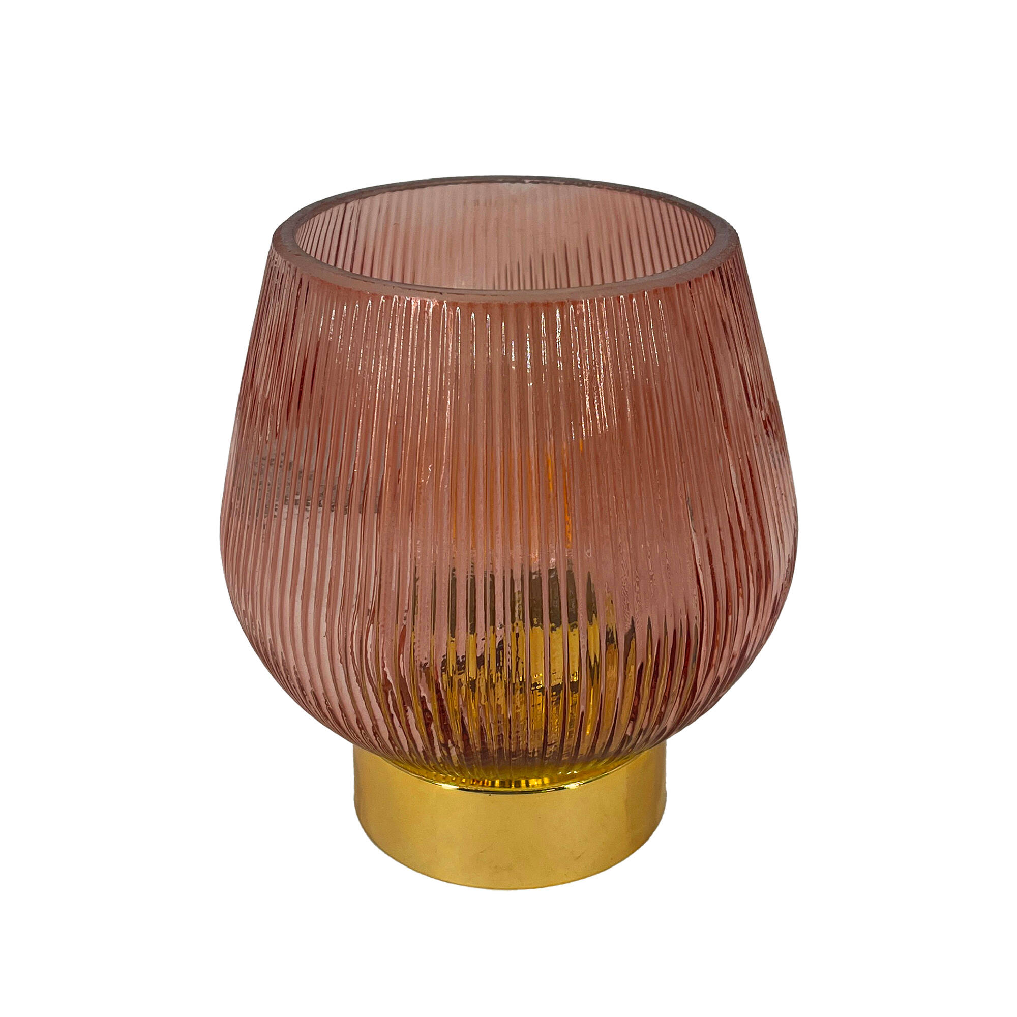 Lampe Led À Poser En Verre Teinté - Blancheporte