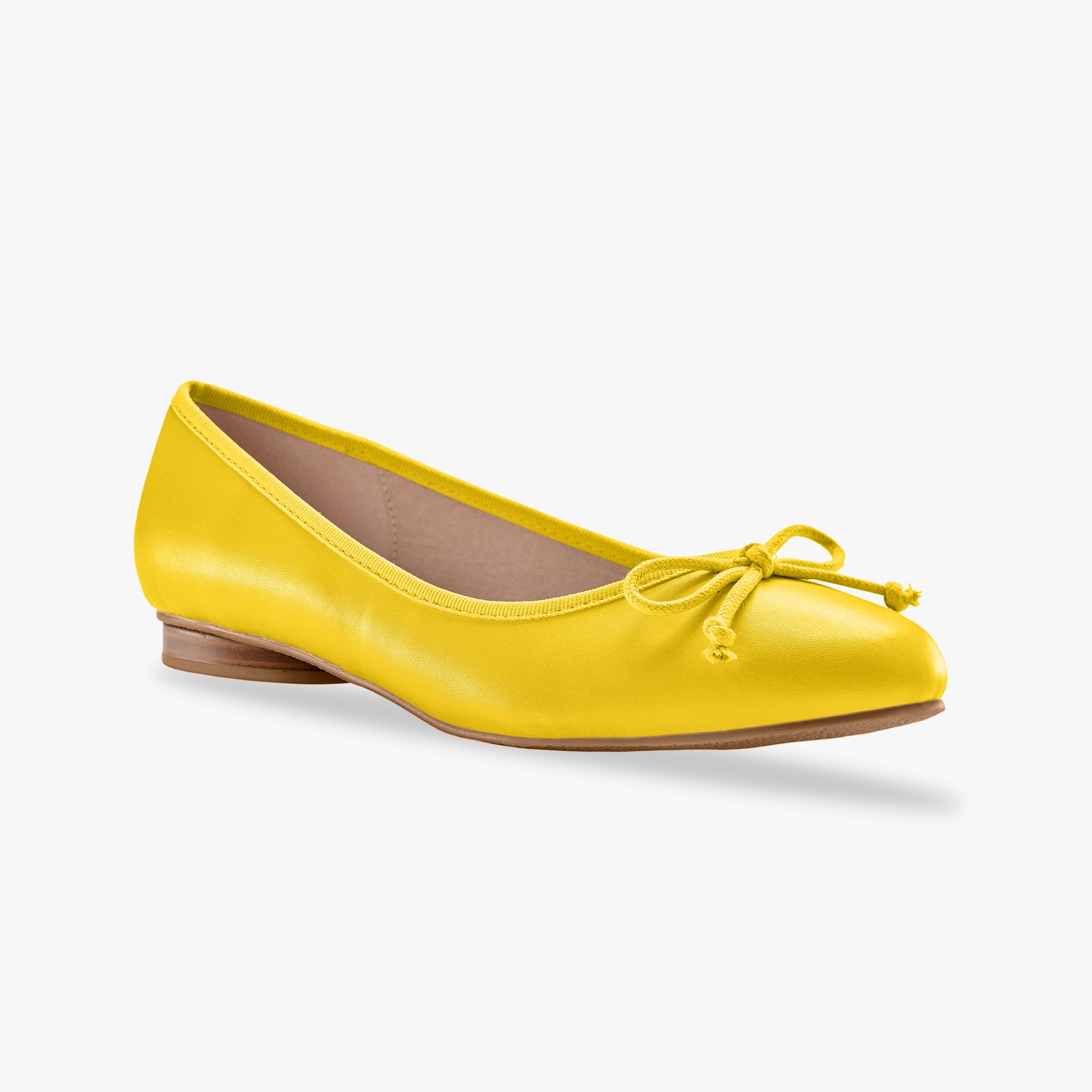 Ballerines Plates Frank Mully Pour Femme - Tricot Extensible - Bout Rond - Semelle Caoutchouc - Confortables à Enfiler