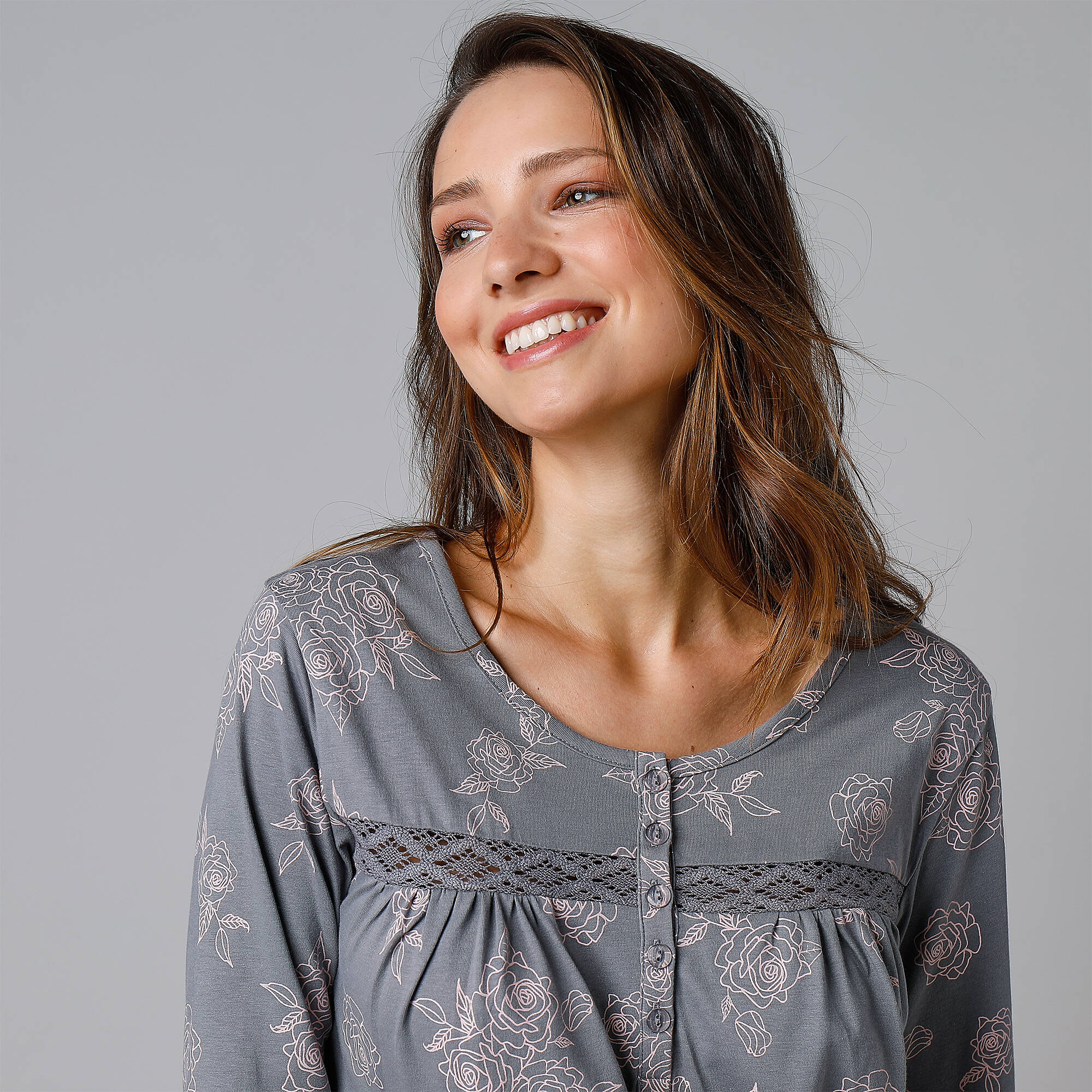 PYJAMA -DE NUIT Ensemble Pyjama Couple Chaud En Falaise Duvet