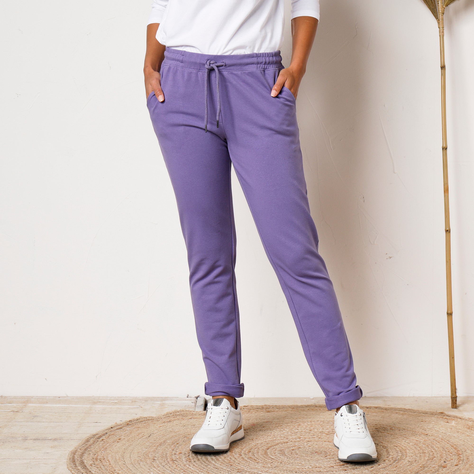 Pantalon Jogpant Ceinture Élastiquée Molleton - Blancheporte