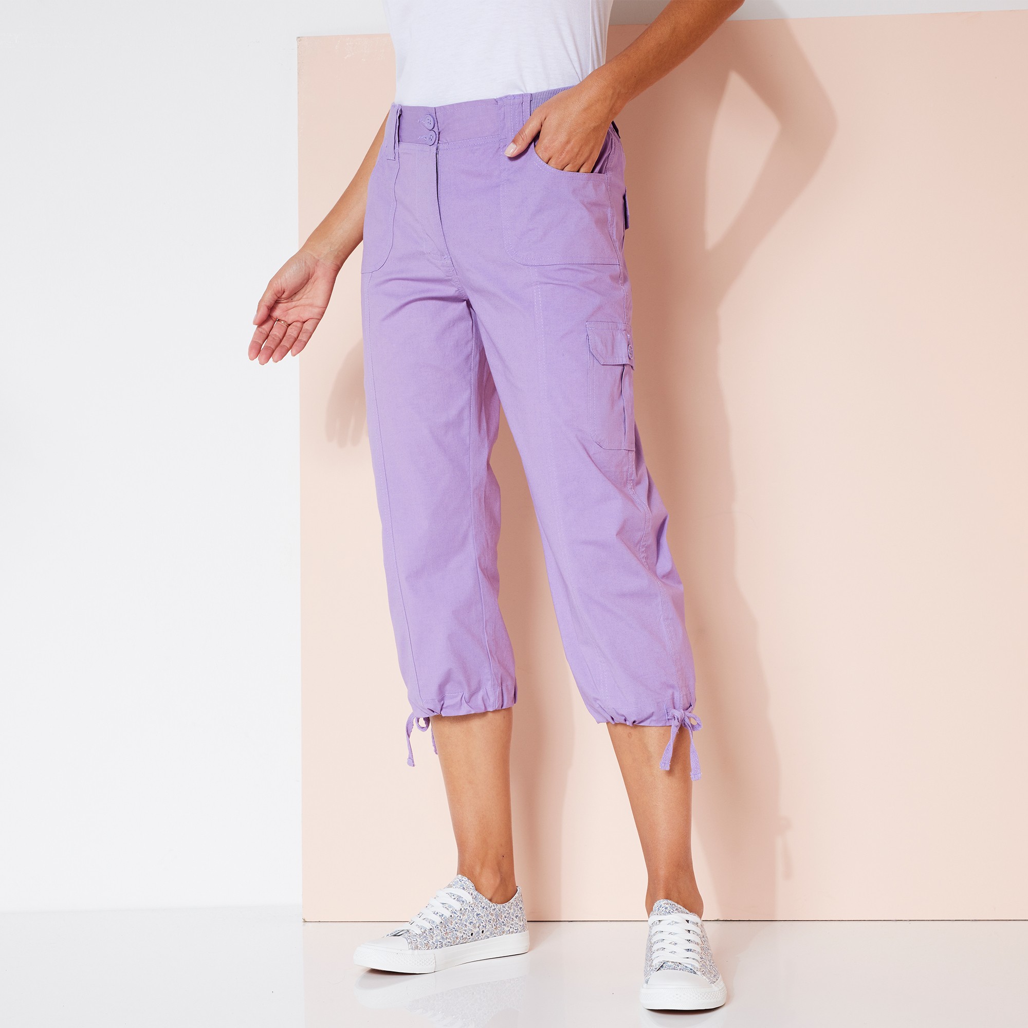 Pantacourt Ceinture Maille - Blancheporte