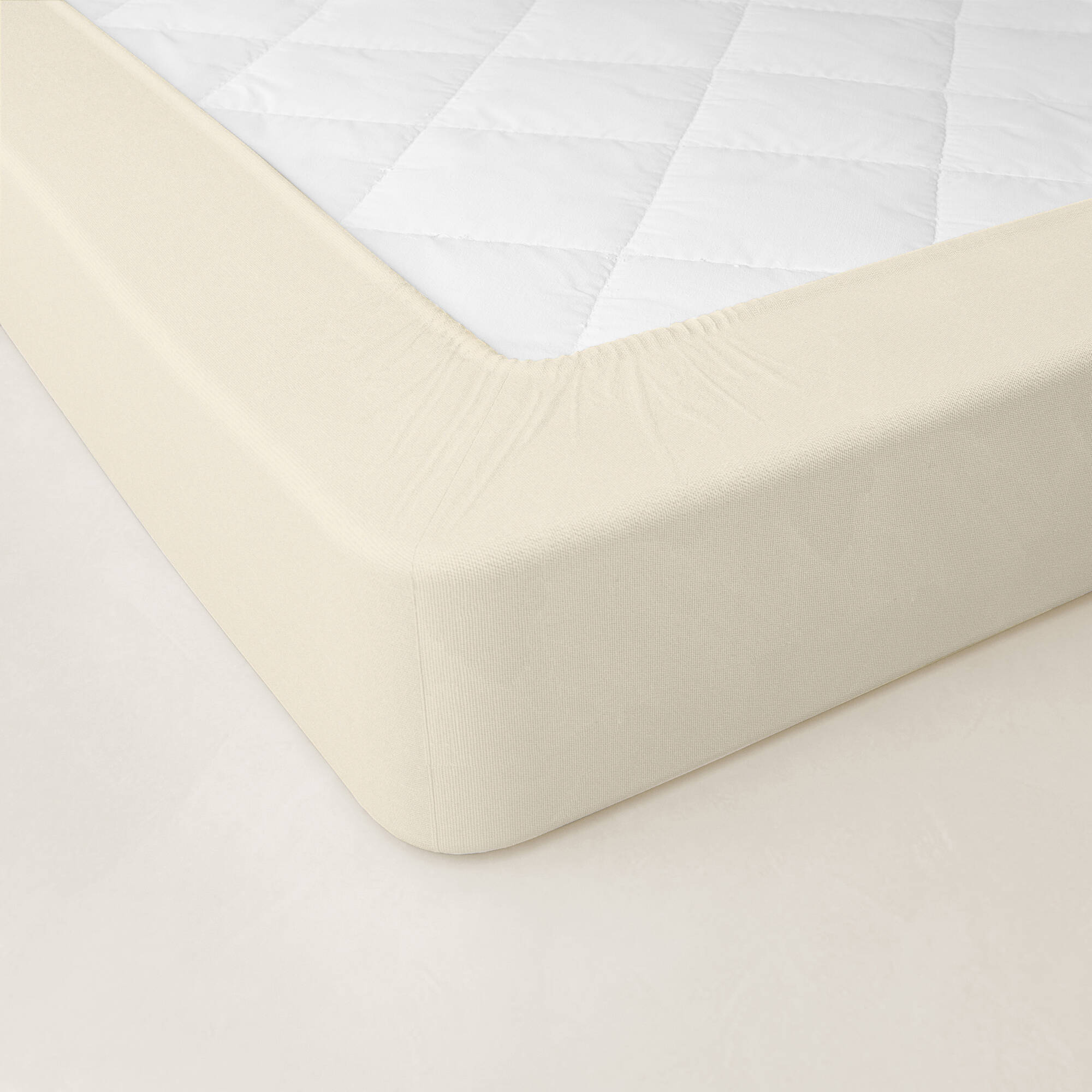 Drap-housse uni percale bonnets 40 cm - Blancheporte