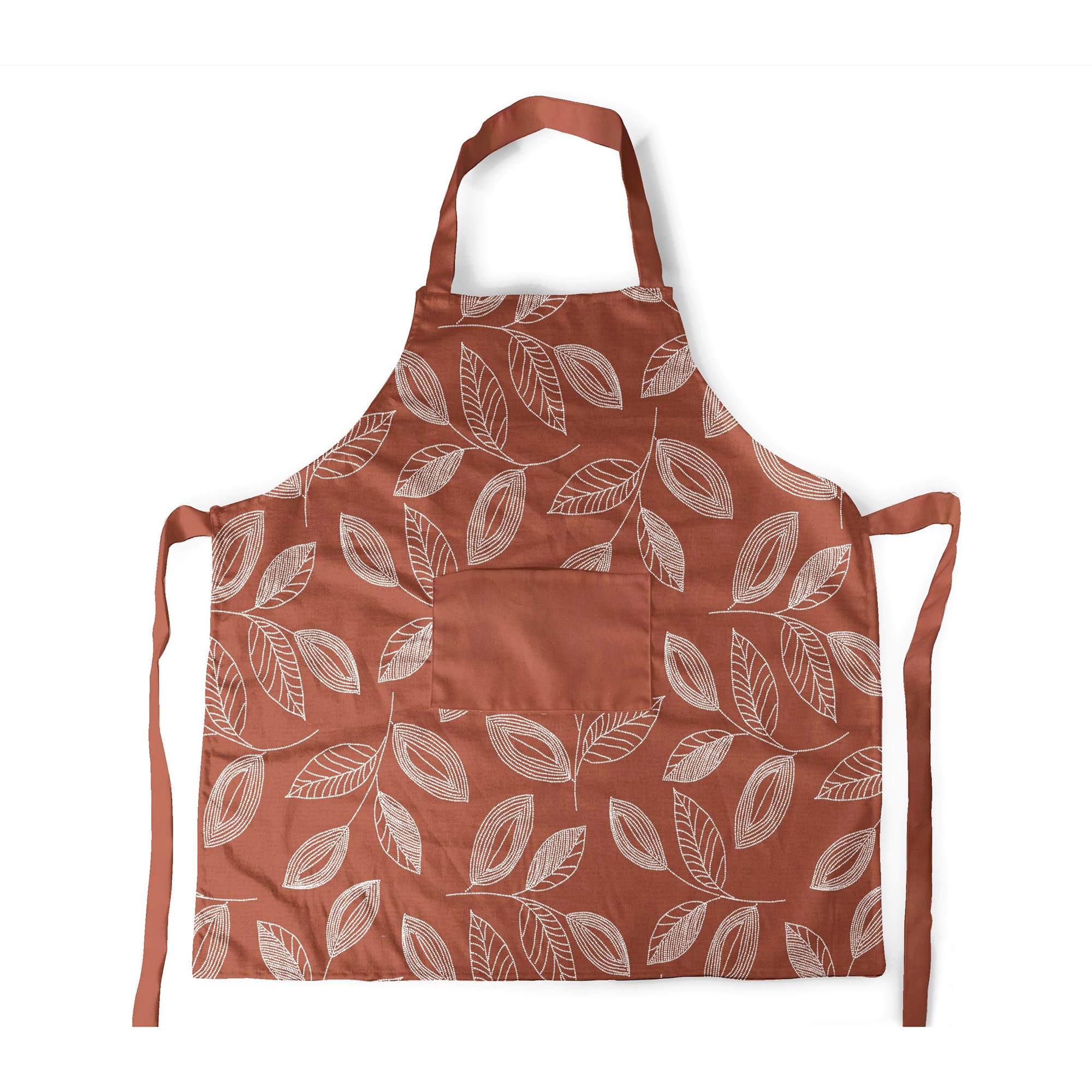 Tablier Forme Bavette Anti Tache Polycoton Imprimé - Blancheporte