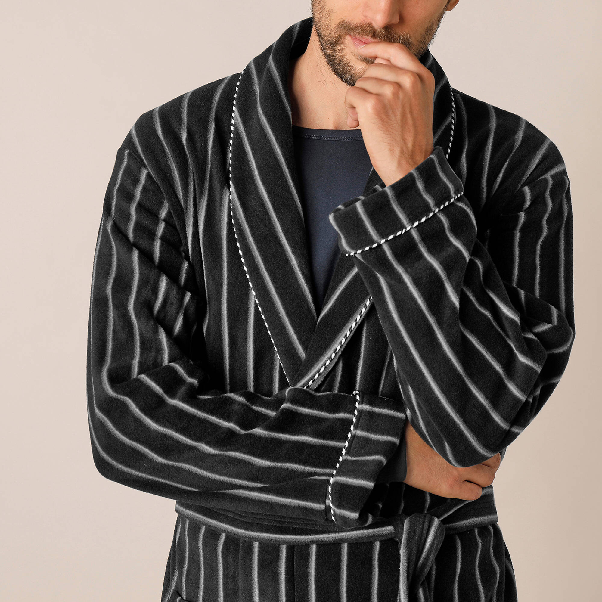 Robe de chambre maille polaire - Blancheporte 43$