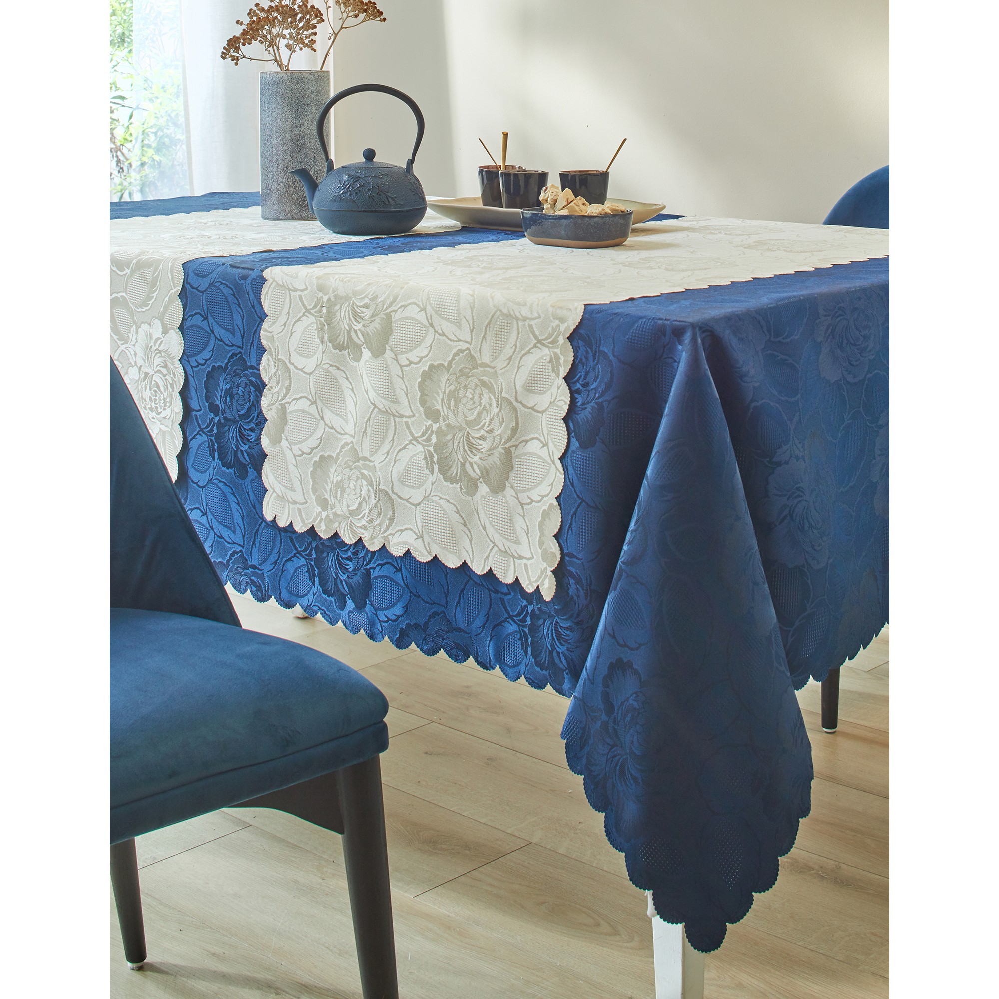 Nappe Jacquard Damassé - Blancheporte
