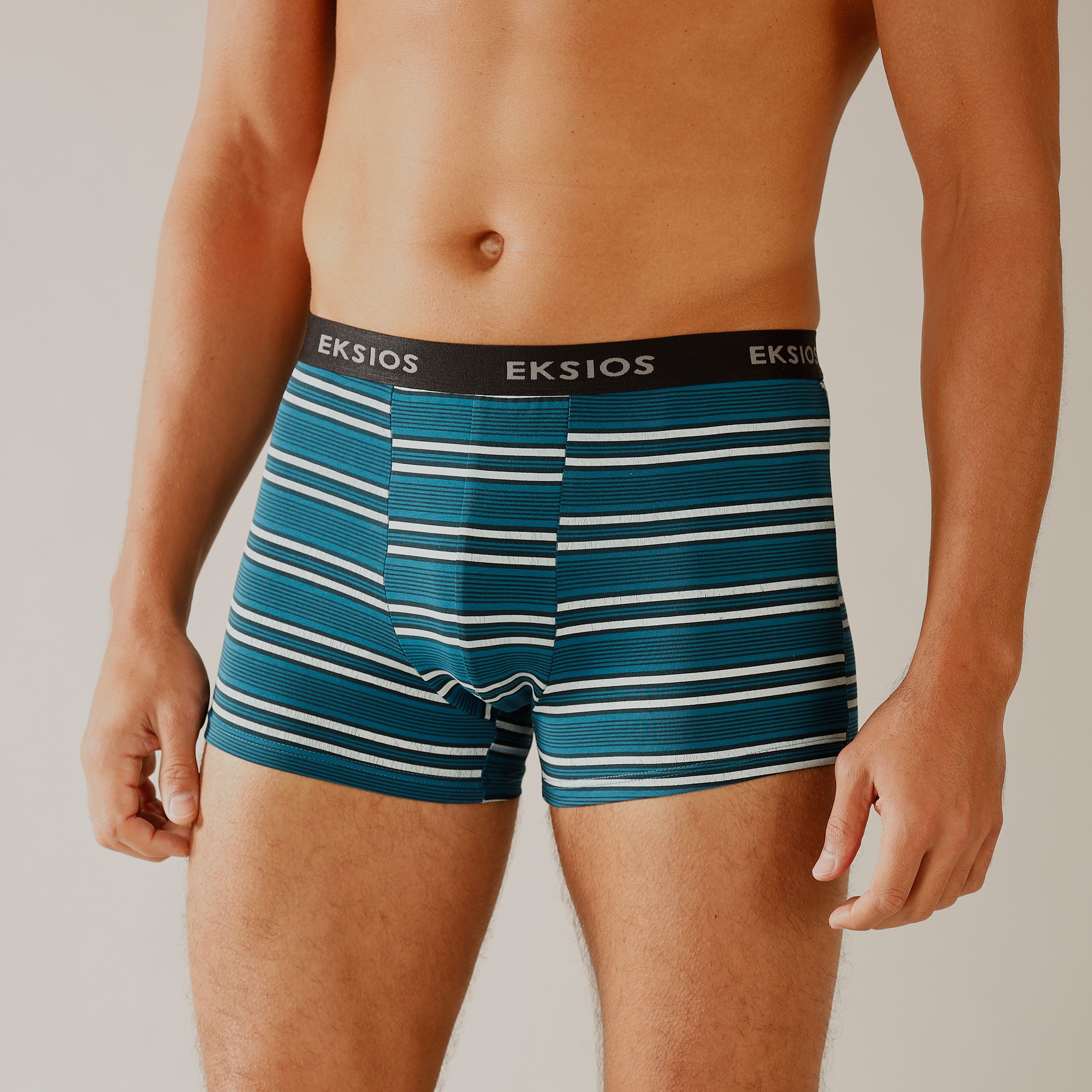 Boxer Jerseu Unis + 1 Rayé - Lot De 3 - Blancheporte