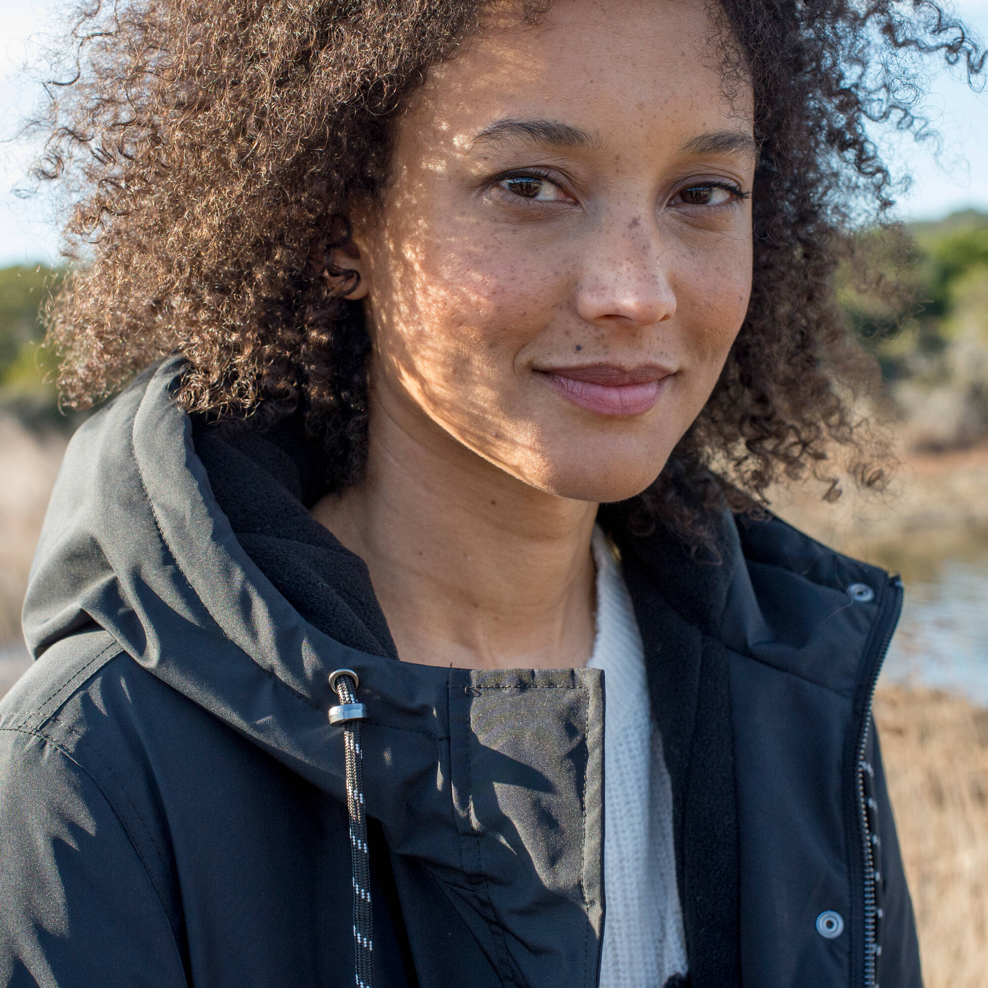 Parka impermable zippe capuche - Blancheporte 44$