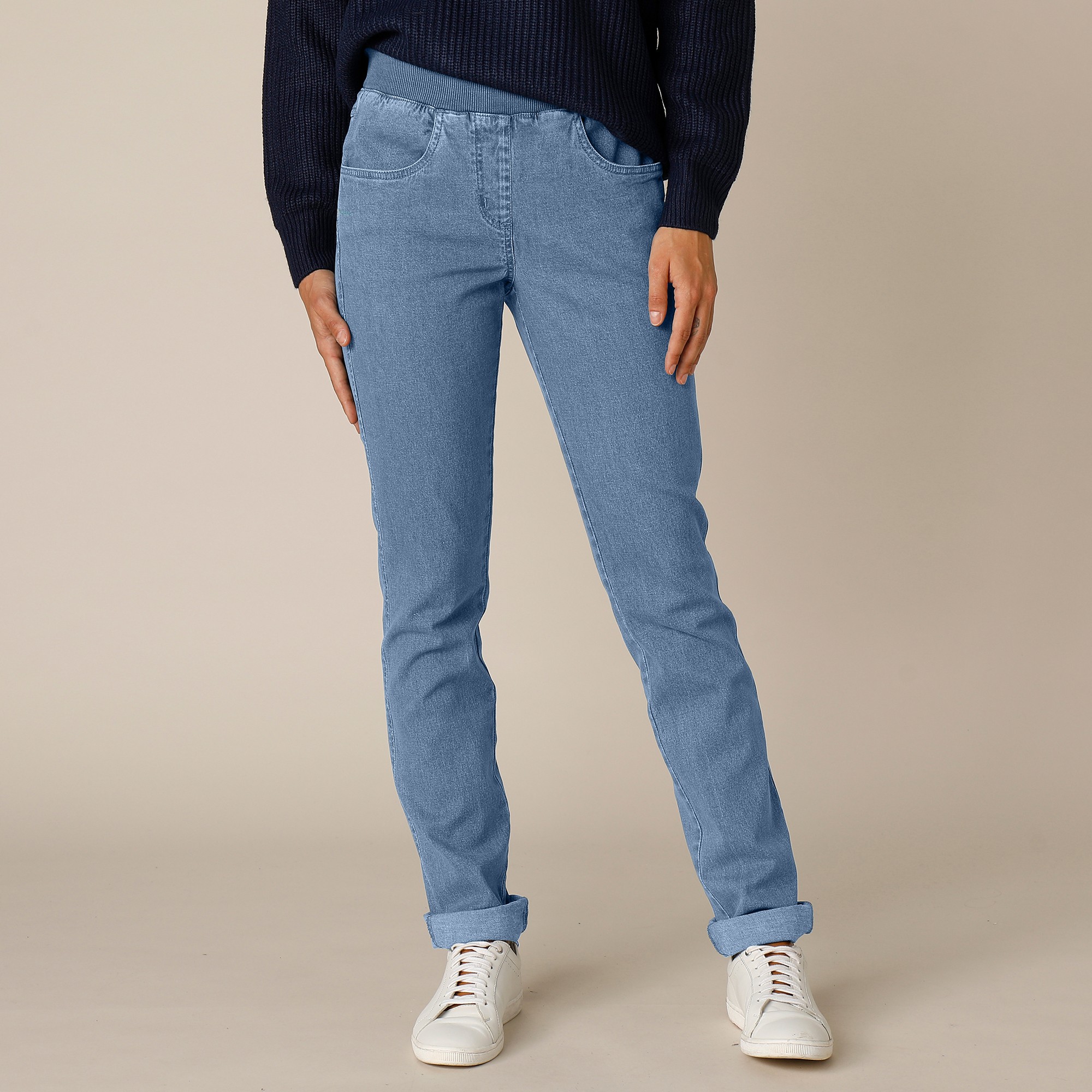 Jean confort 2025 taille élastiquée femme