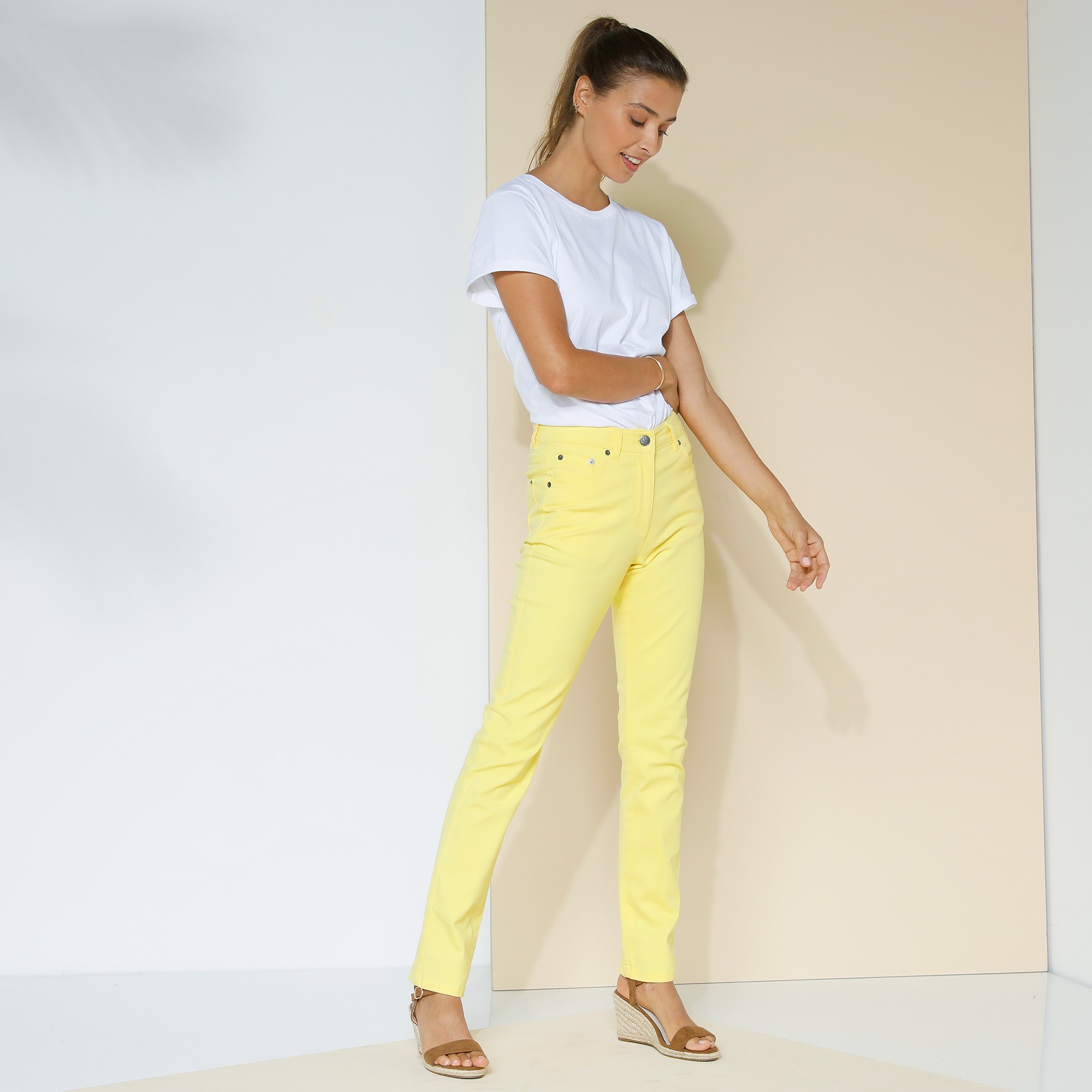 Pantalon Droit Stretch - Petite Stature - Blancheporte