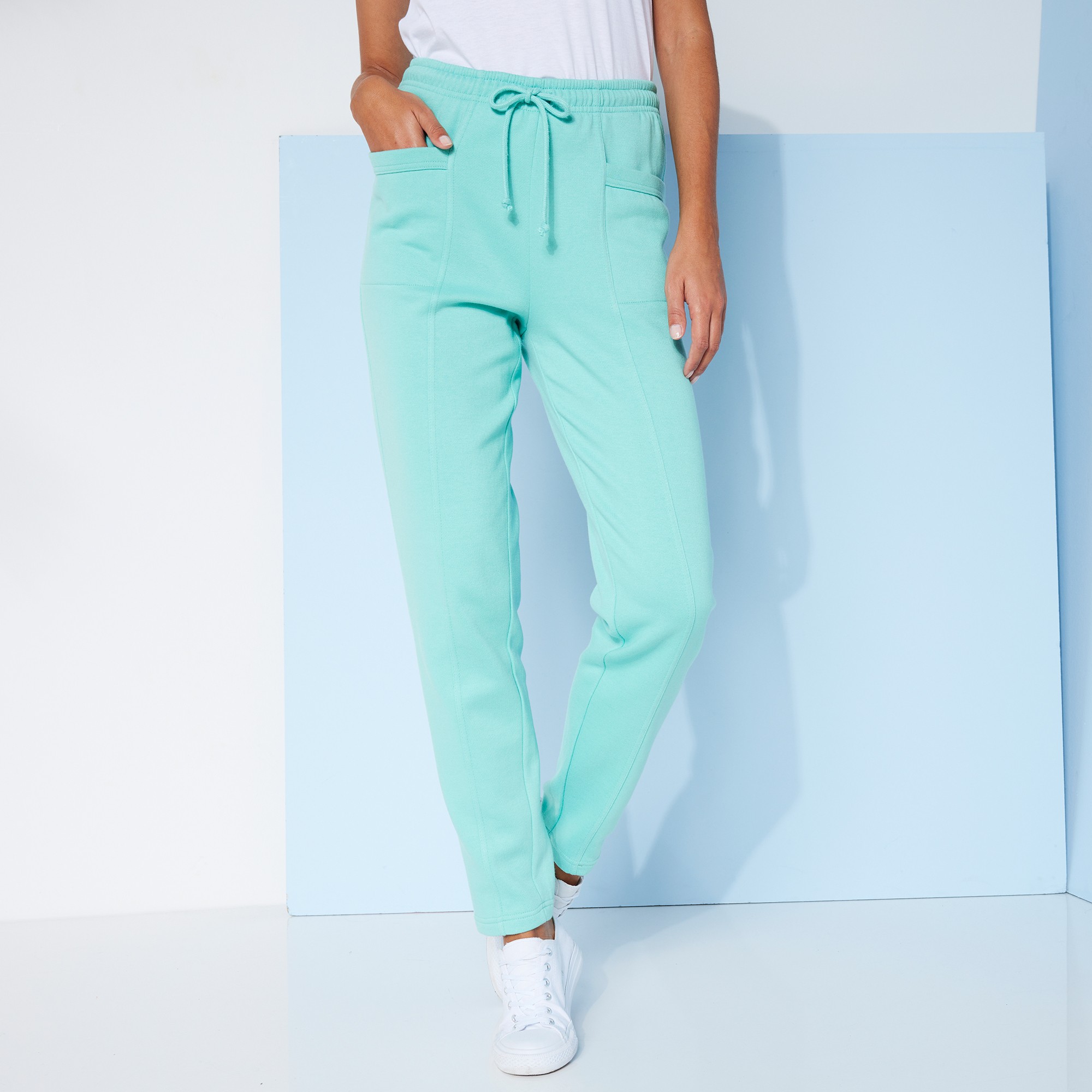 Pantalon jogging molleton gratte