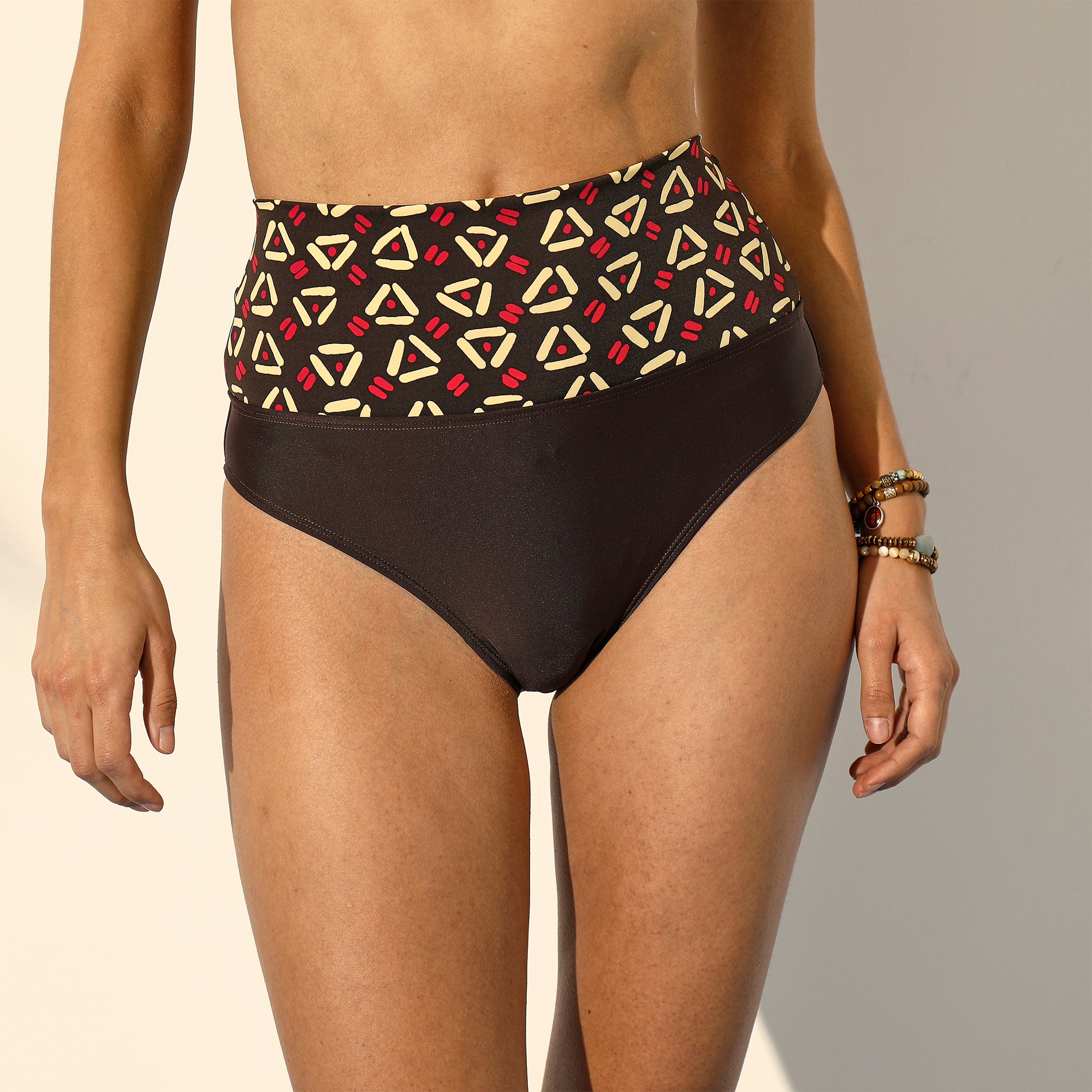 Slip De Bain Modulable Aduana Imprimé, Effet Ventre Plat - Blancheporte