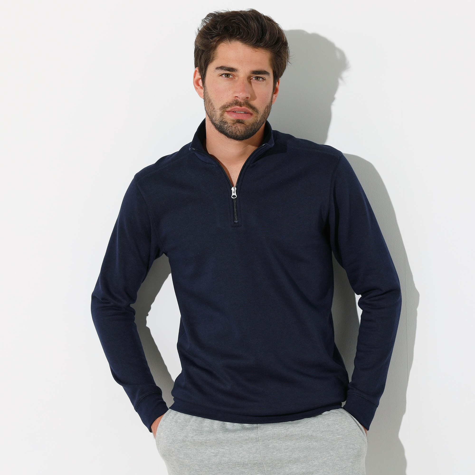 Sweat molleton homme col camionneur new arrivals