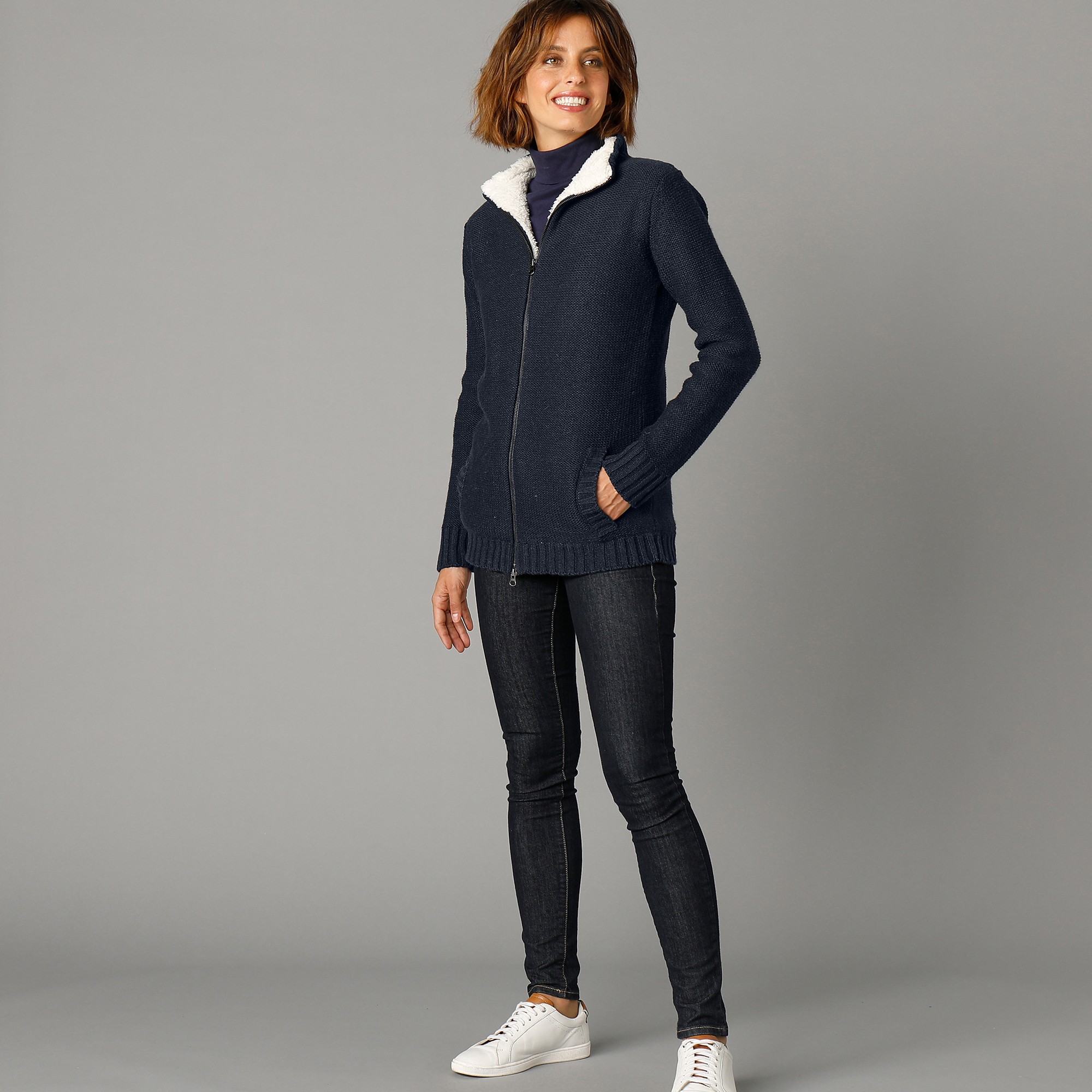 Gilet zippé femme discount blancheporte