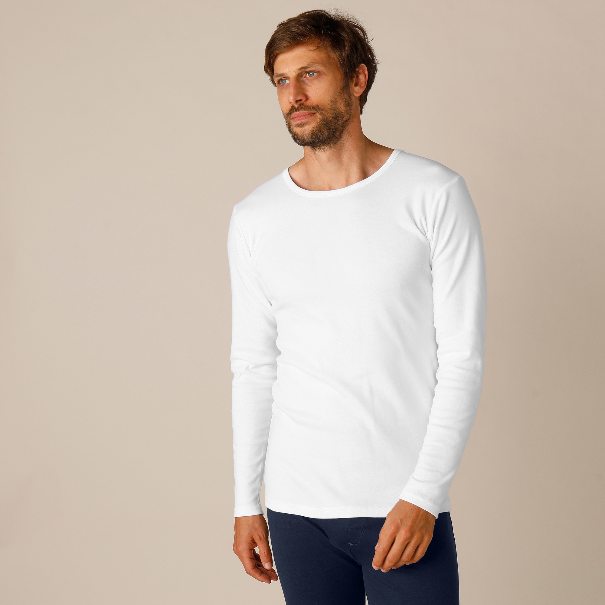 Tee shirt manche 2025 longue homme solde