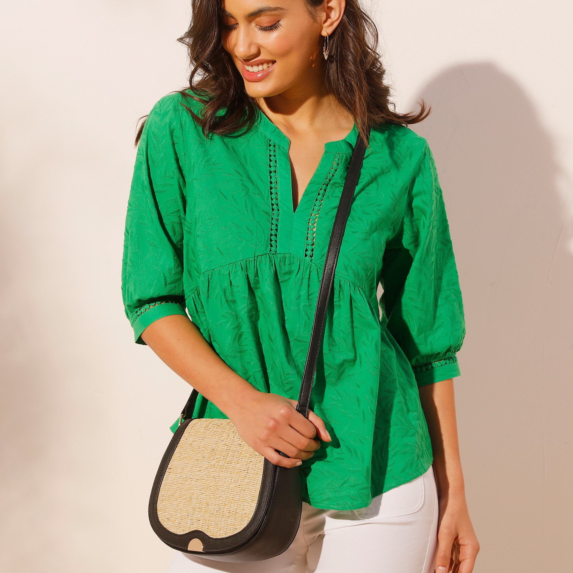 Sac Bi-matière À Rabat - Blancheporte