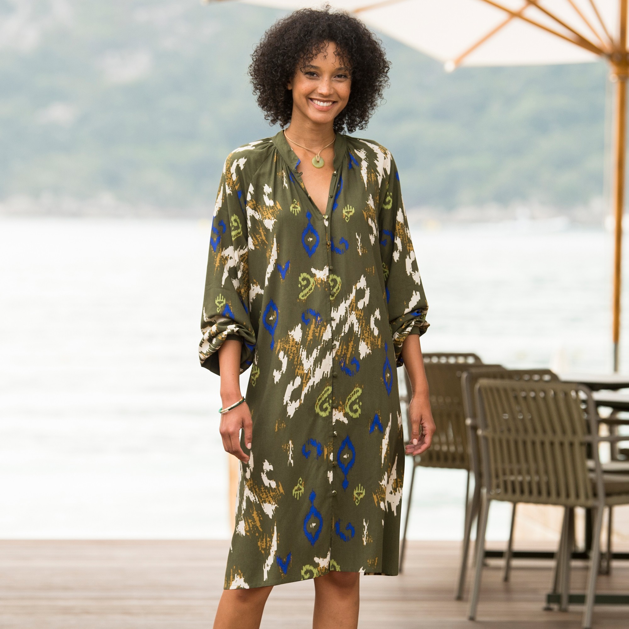 Robe Chemisier Imprimée - Blancheporte