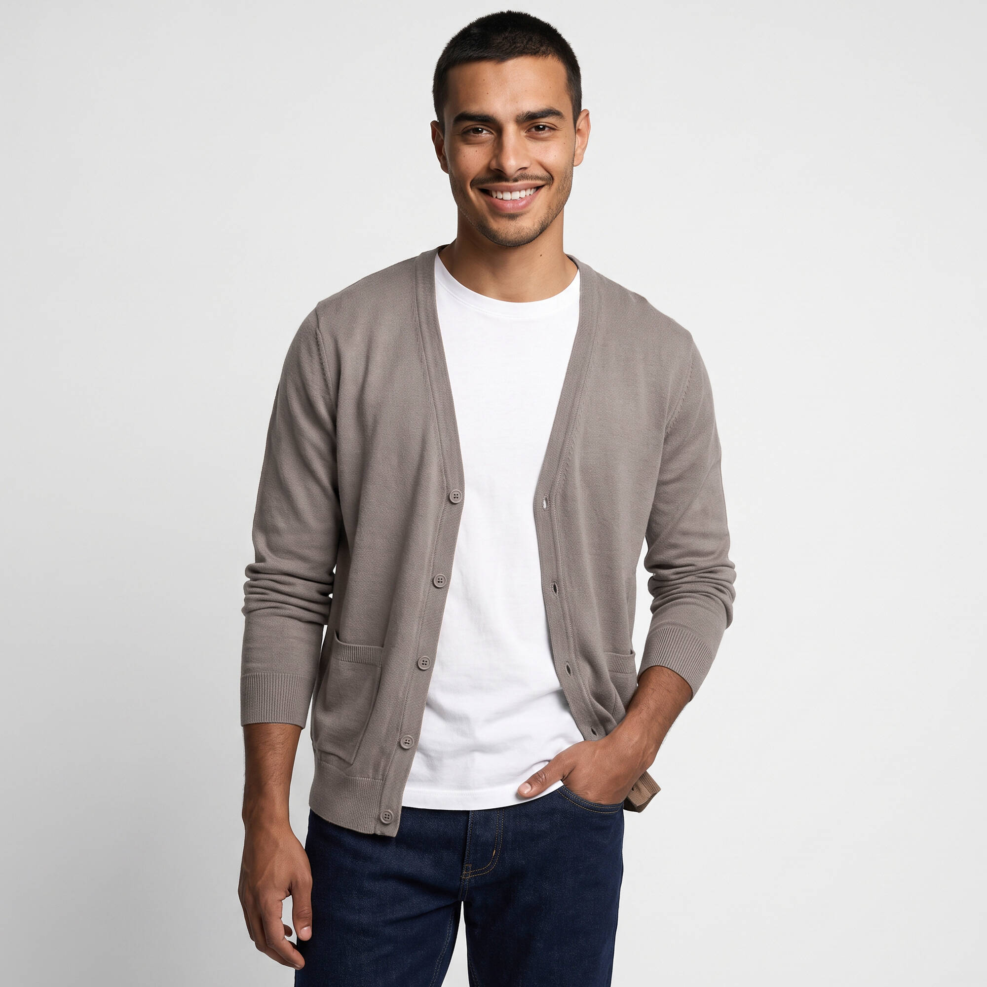 Gilet boutonn manches longues - Blancheporte 33$