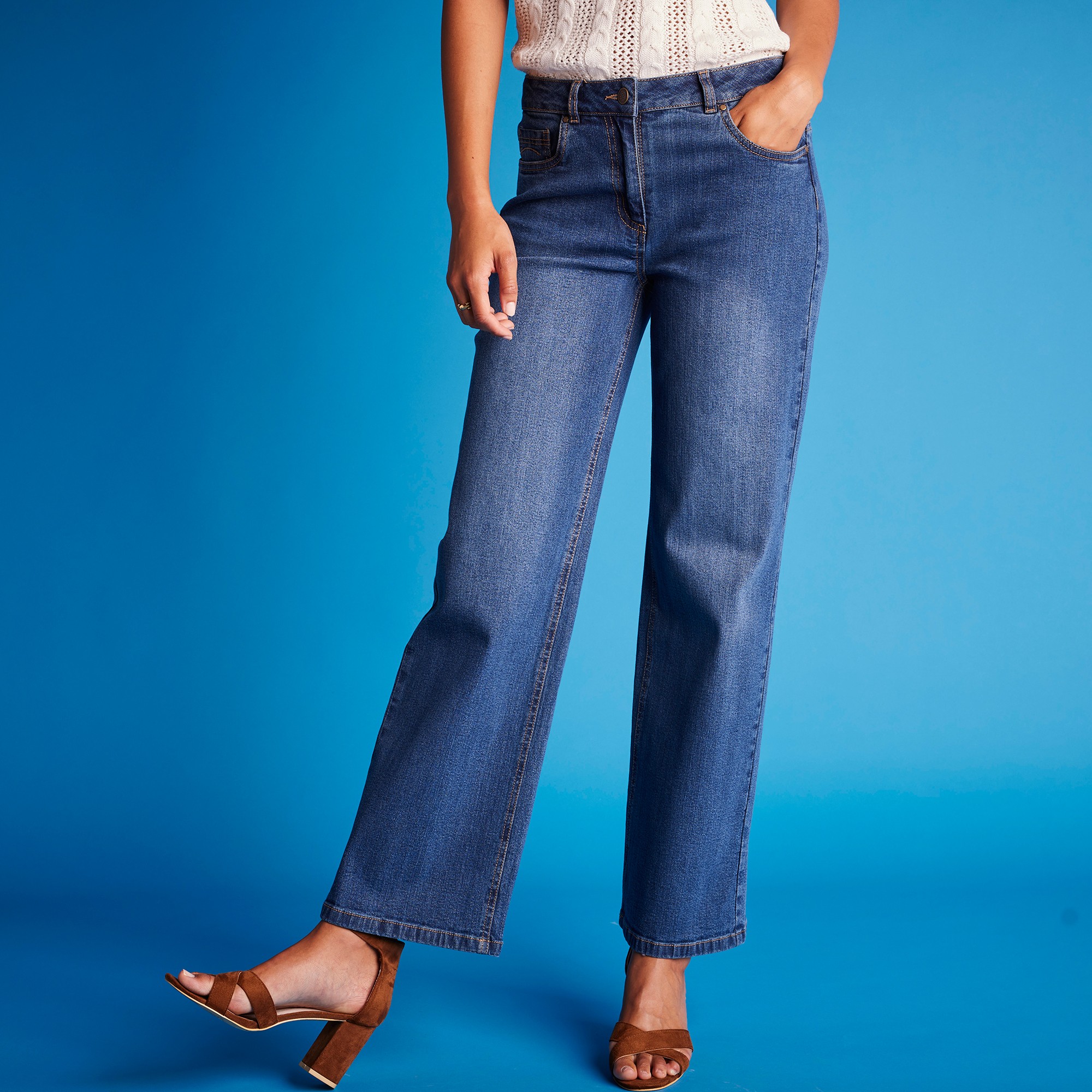 Jean Coupe Large Stretch, Grande Stature - Blancheporte