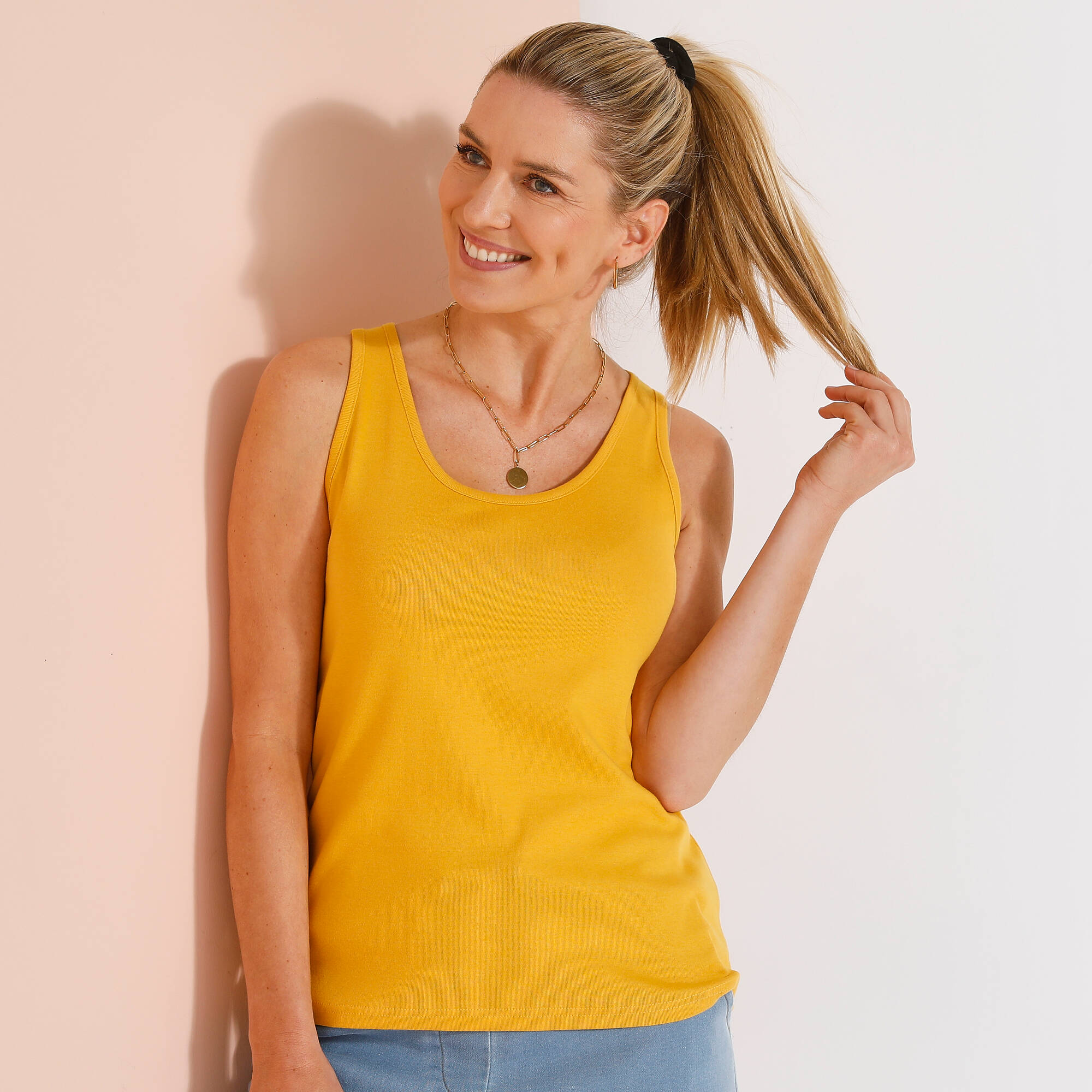 Débardeur Uni Col Rond - Blancheporte