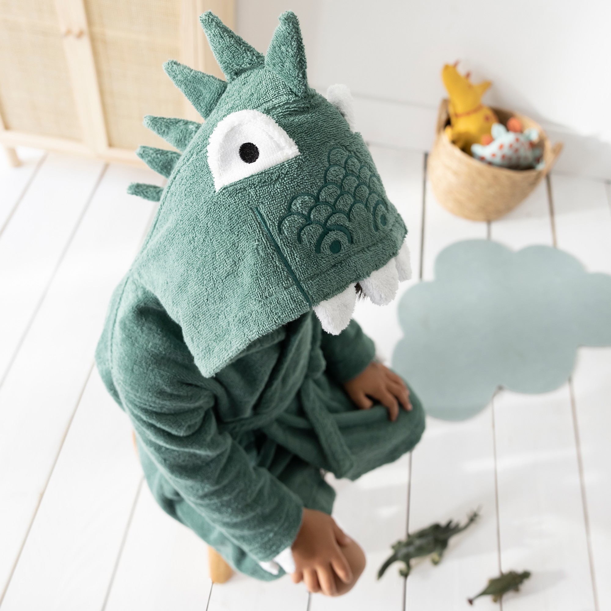 Peignoir garcon dinosaure sales
