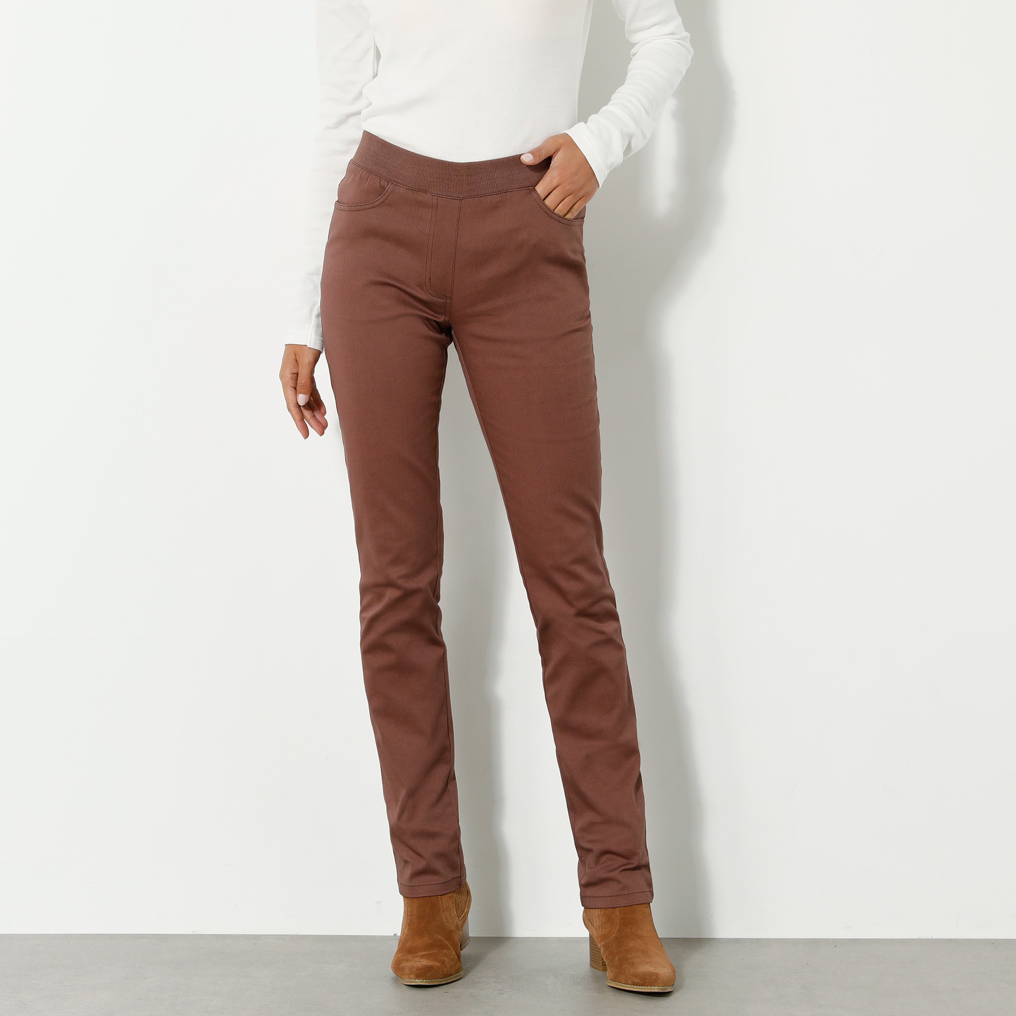 Pantalon Droit ultra Confort Taille Élastiquée - Blancheporte