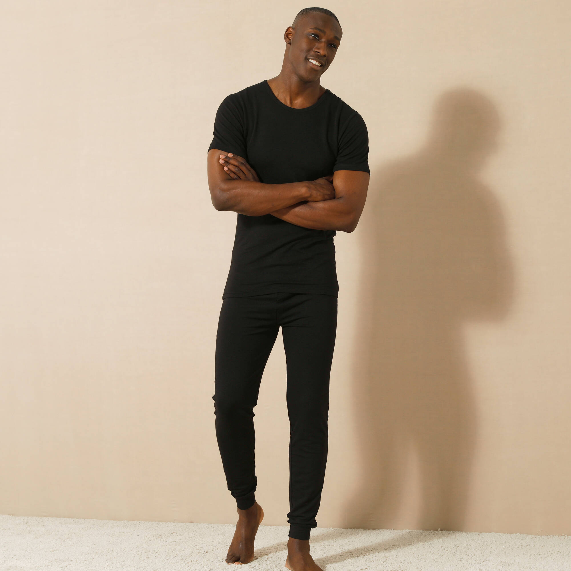 T-shirt sous-vêtement homme col rond manches courte chaleur modérée - lot de 2 - Blancheporte