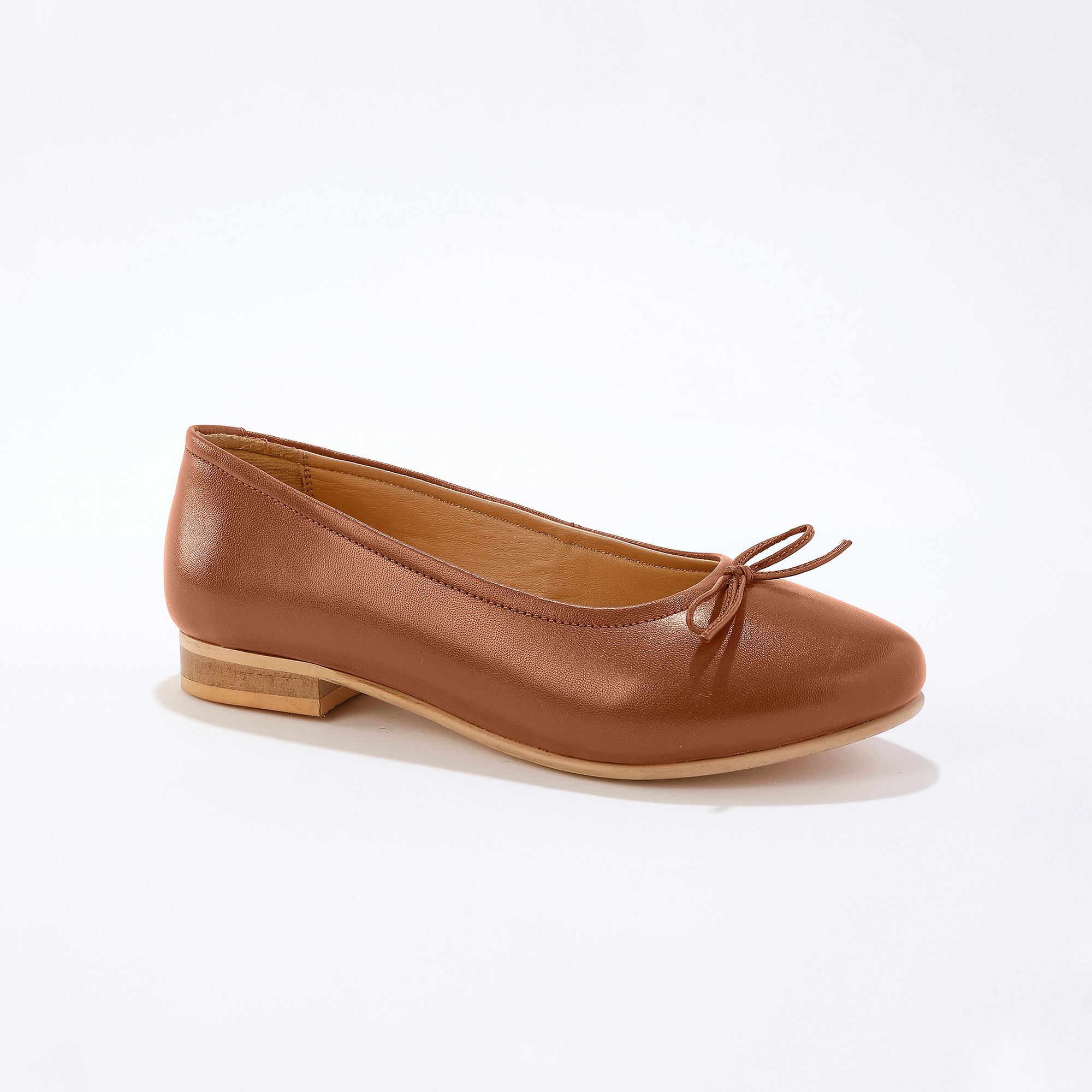 Ballerines Plates Confort En Cuir - Blancheporte