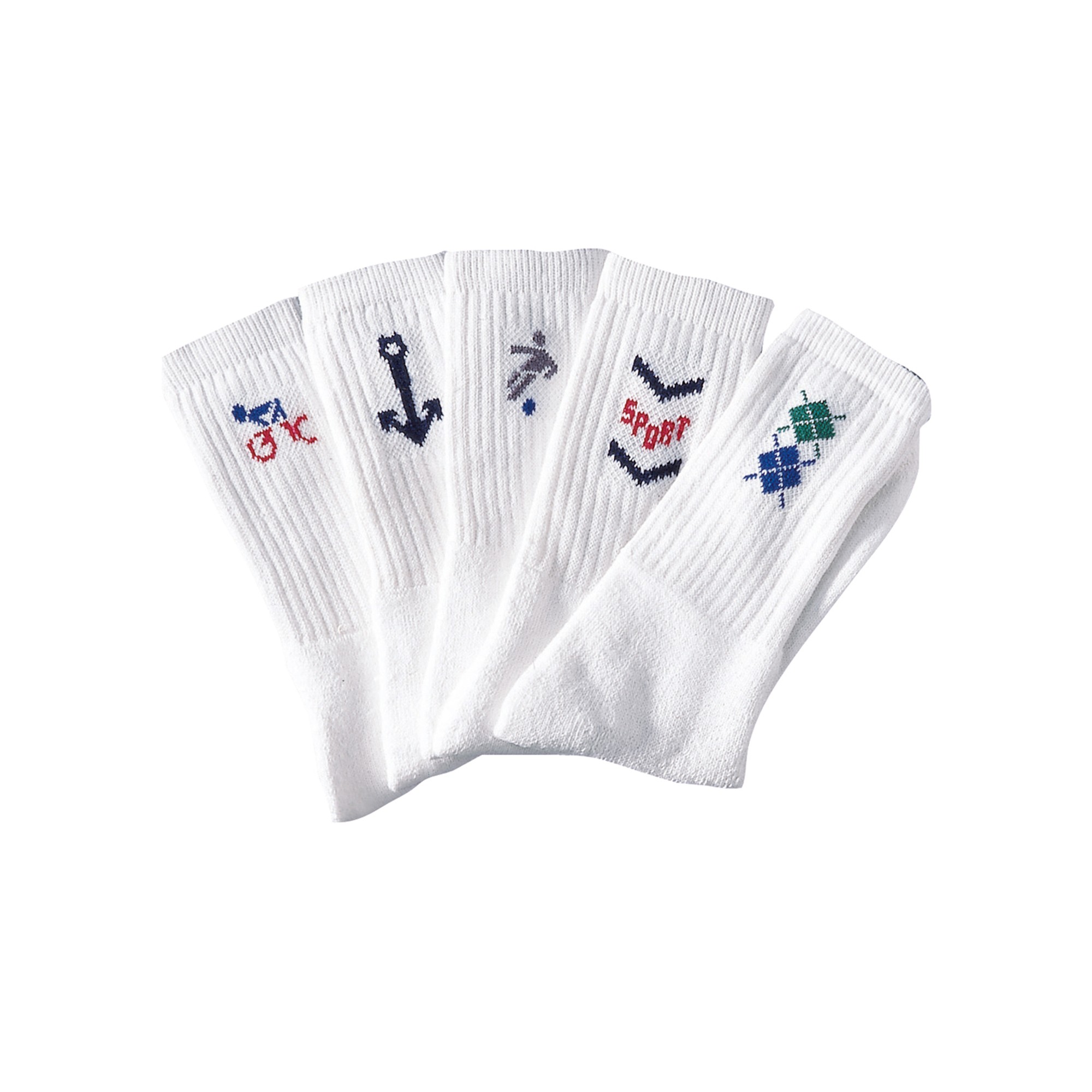 Mi-chaussettes Motifs Sport - Lot De 10 Paires - Blancheporte