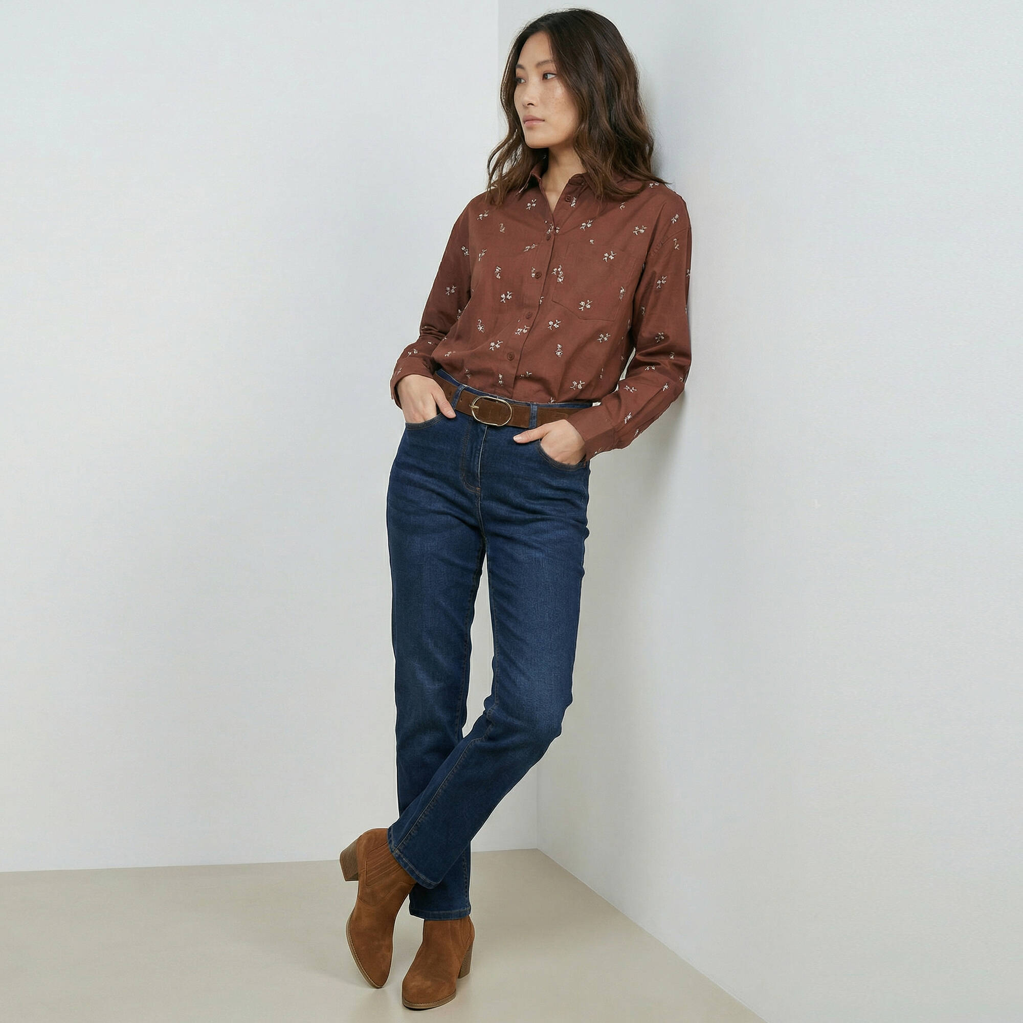 Chemise ample imprim minimaliste - Blancheporte 28$