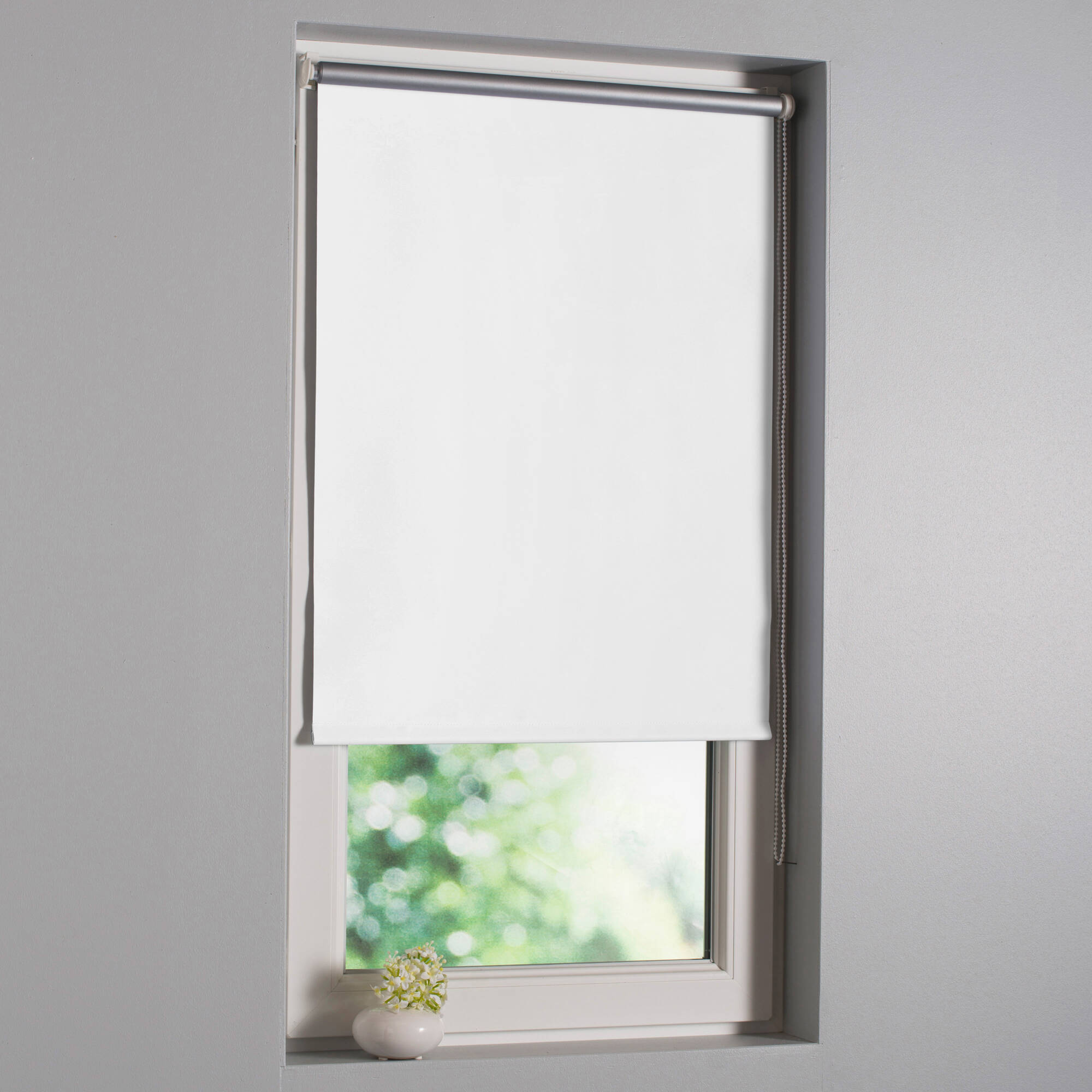 Store enrouleur tamisant uni à clipser - Blancheporte