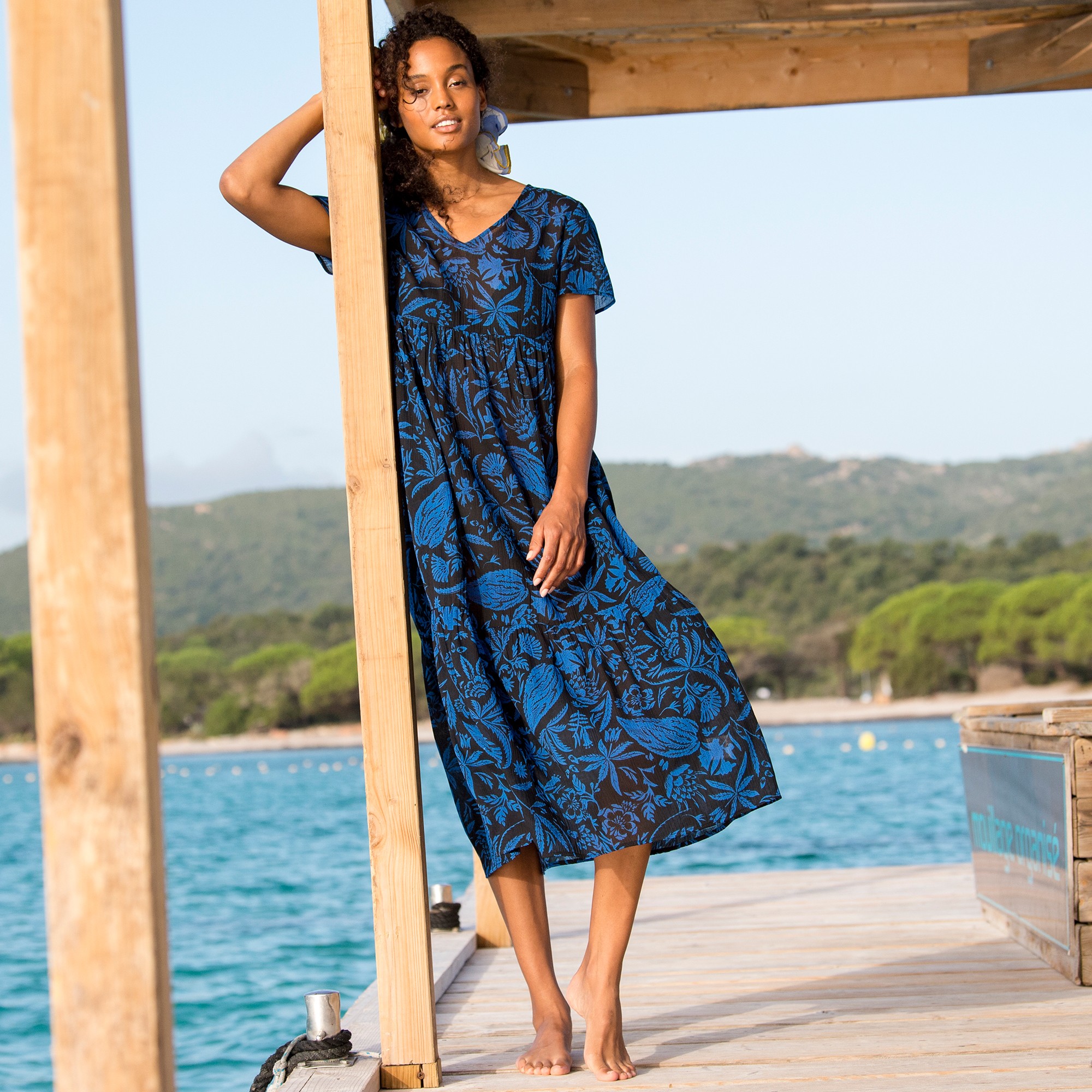 Blanche porte robe chemisier on sale