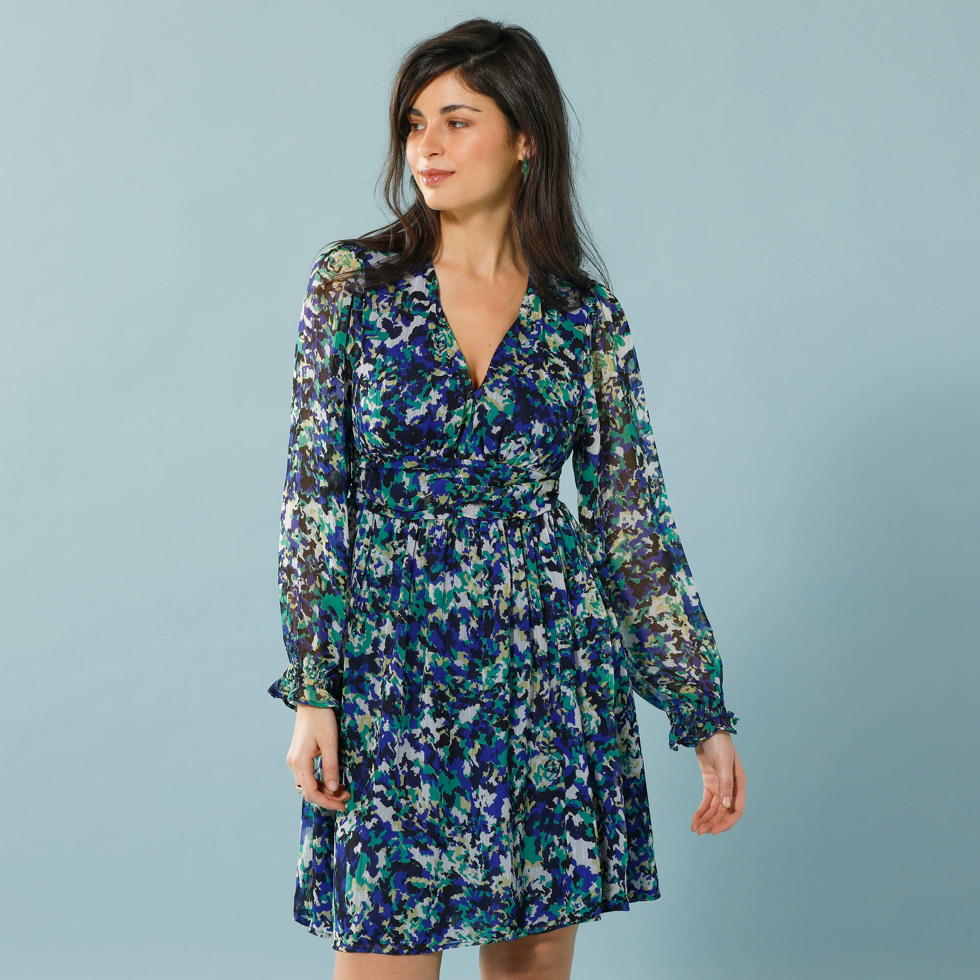 Robe En Voile Imprimé, Spécial Petites - Blancheporte