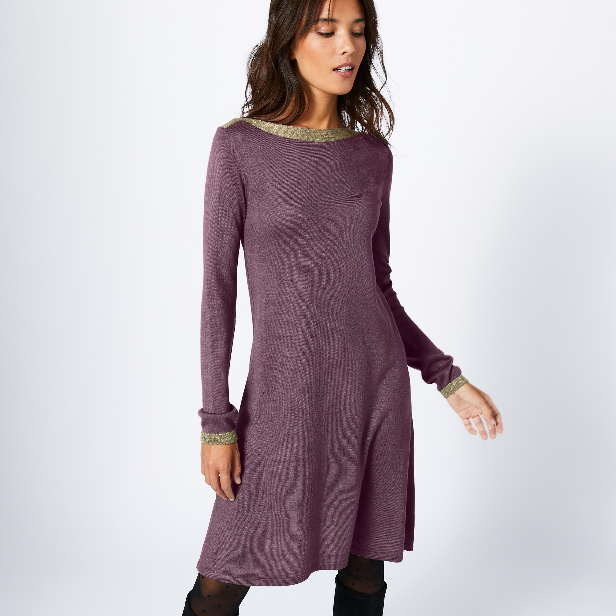 Robe pull col bateau store