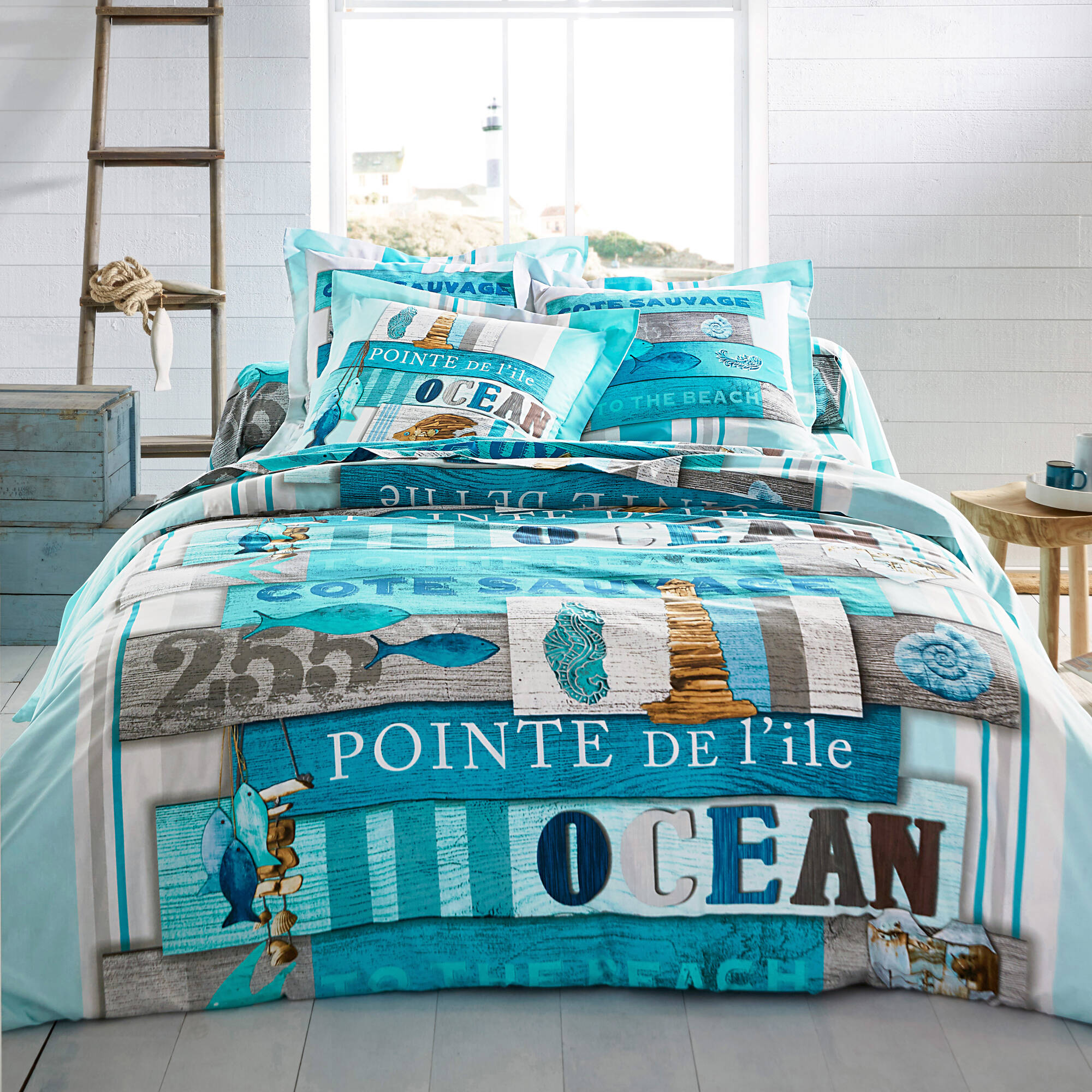 Linge de lit Océan coton - Blancheporte