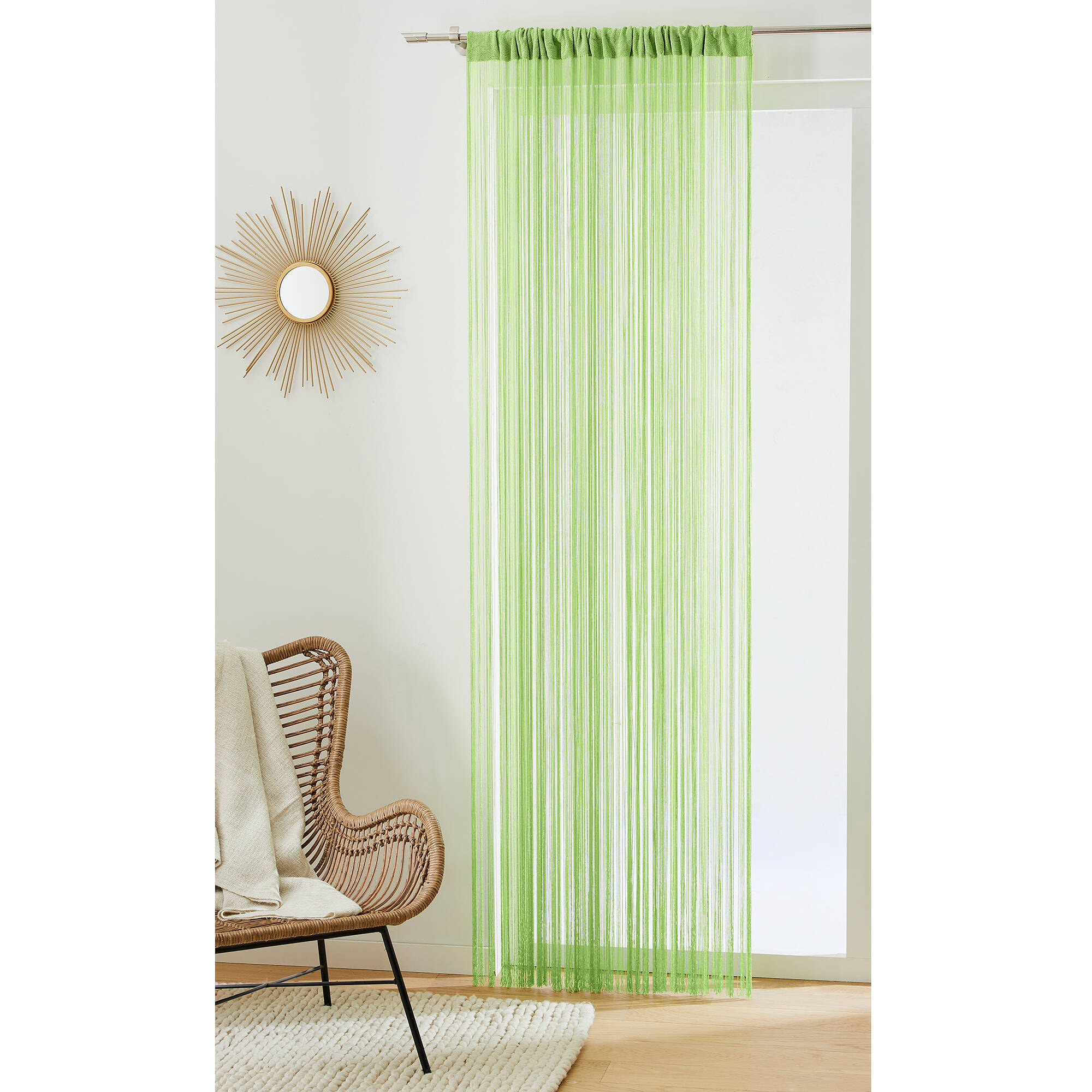 Rideau De Fils Découpable Finition Passe-tringle - Blancheporte