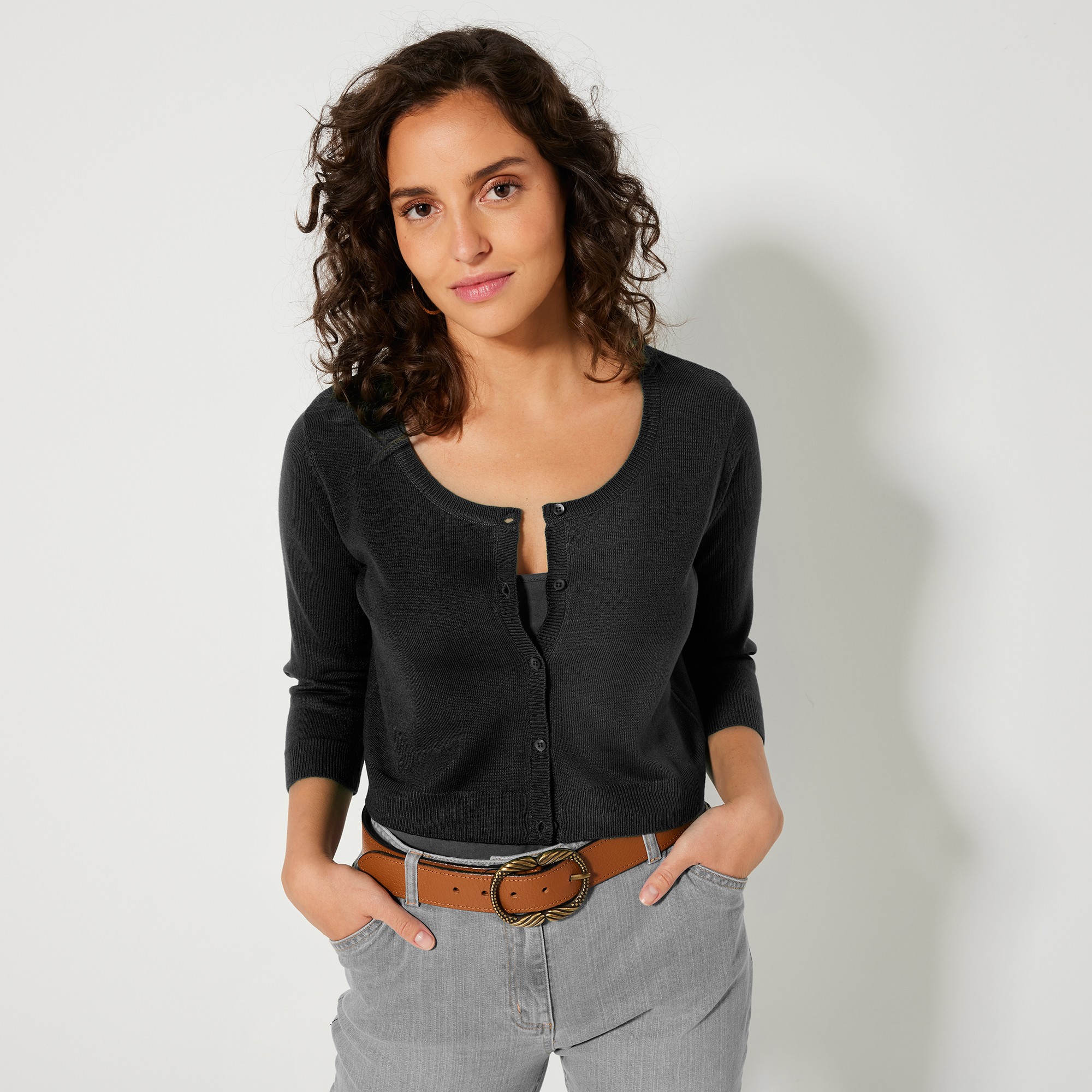 Gilet Boléro Boutonné - Blancheporte