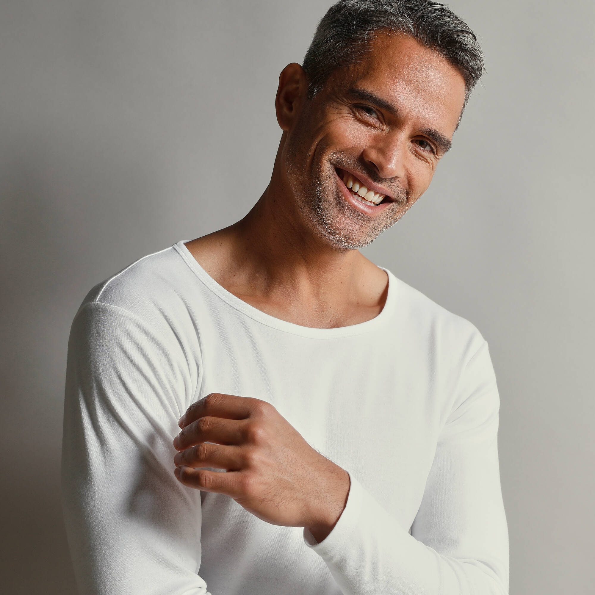 T-shirt sous-vtement homme col rond manches longues chaleur douce - lot de 2 - Blancheporte 32$