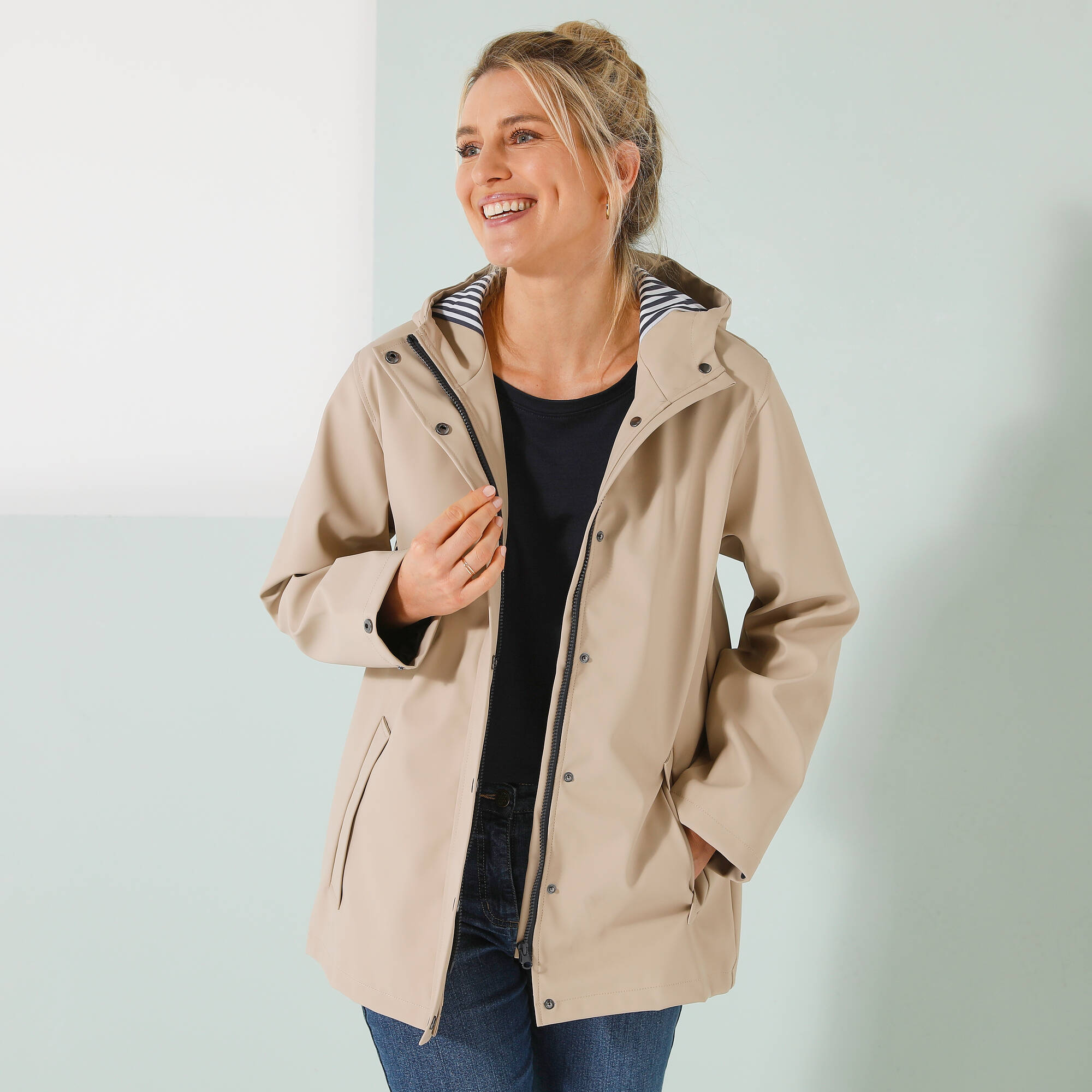 Trench Beige Trench Femme Grande Taille Blancheporte Ciré