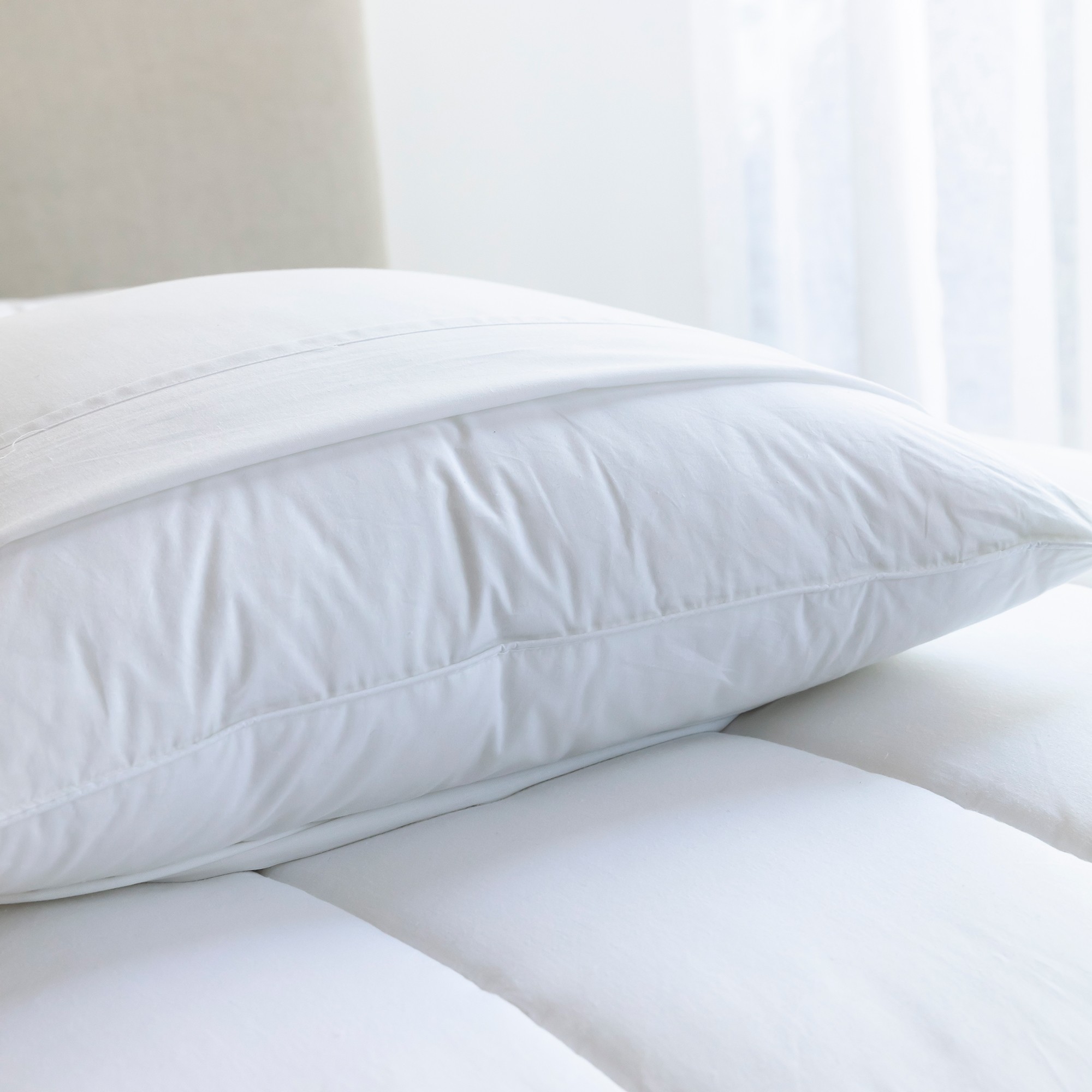 Sous-taie Coton Protection Oreiller - Lot De 2 - Blancheporte