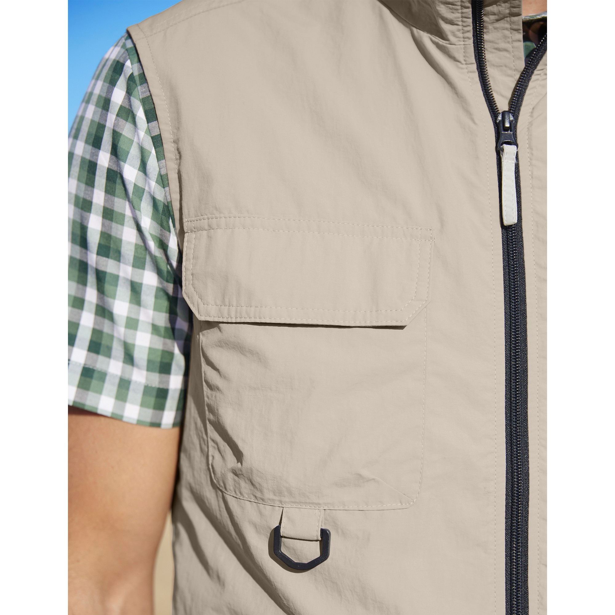 Gilet multipoches hotsell go sport