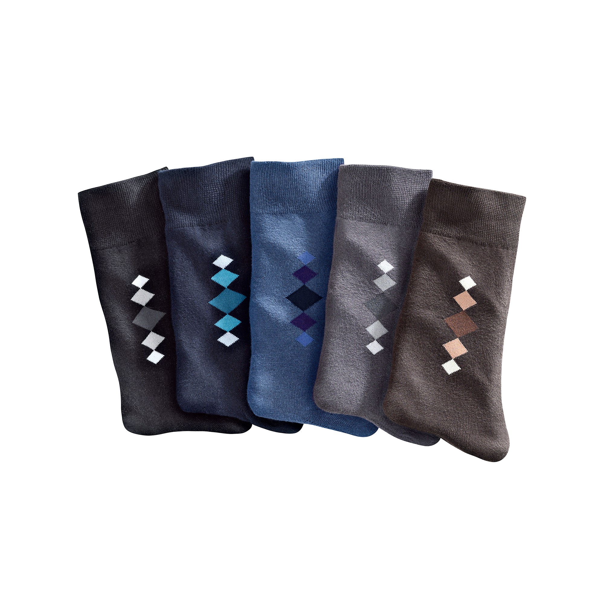 Mi-chaussettes Fantaisie - Lot De 5 Paires - Blancheporte