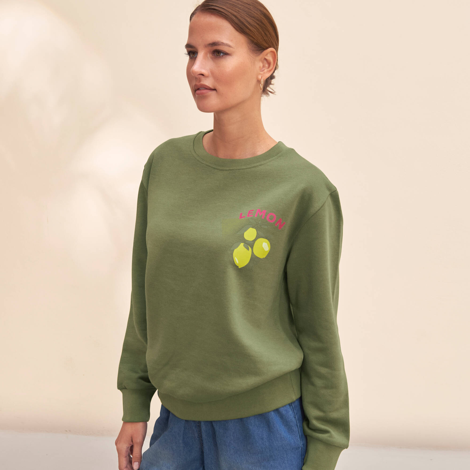 Sweat imprim en molleton gratt - Blancheporte 28$